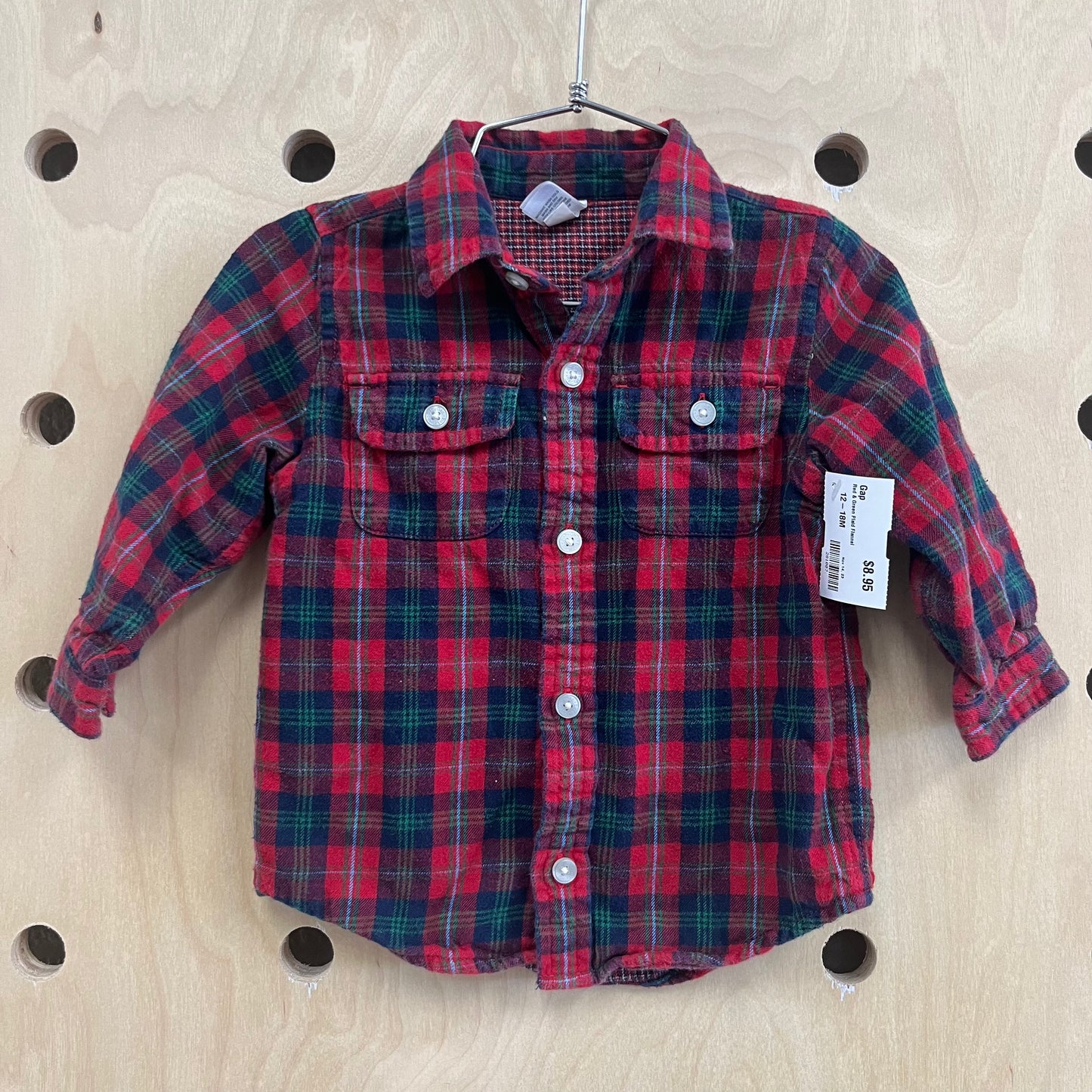 Red & Green Plaid Flannel