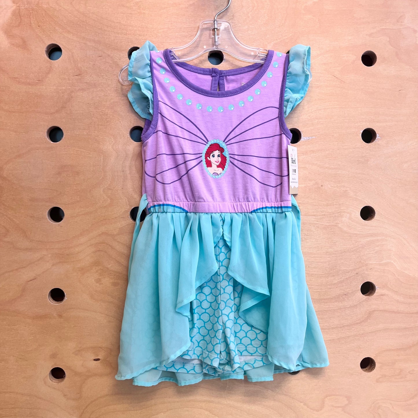 Purple/Blue Tulle Ariel Romper