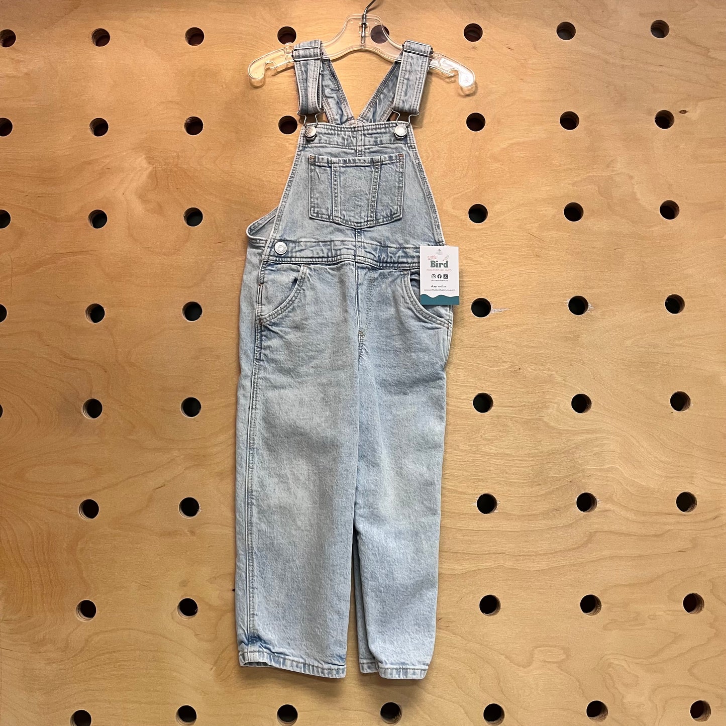Lightwash Denim Overalls