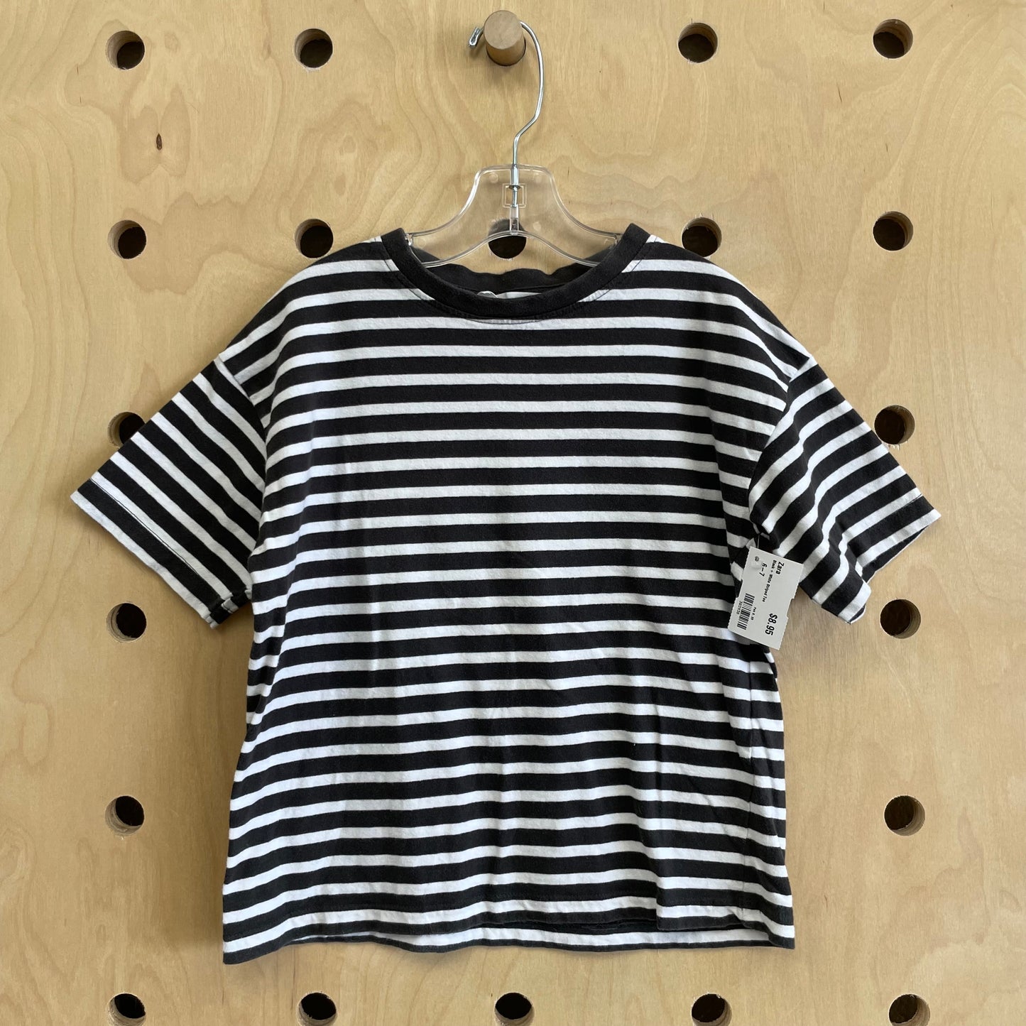 Black + White Striped Tee