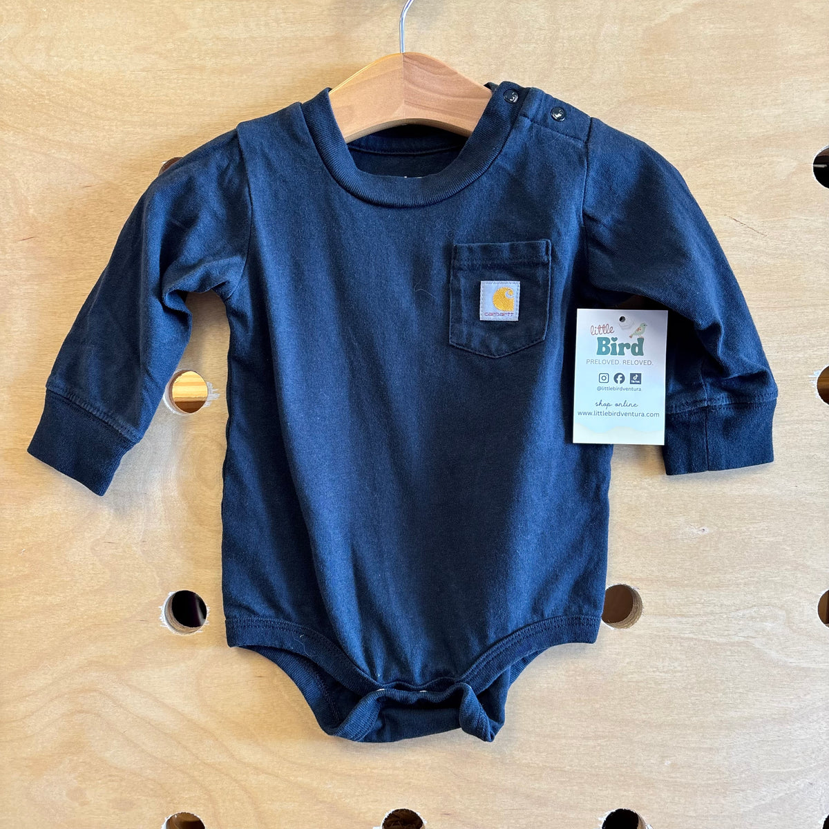 Black LS Pocket Bodysuit