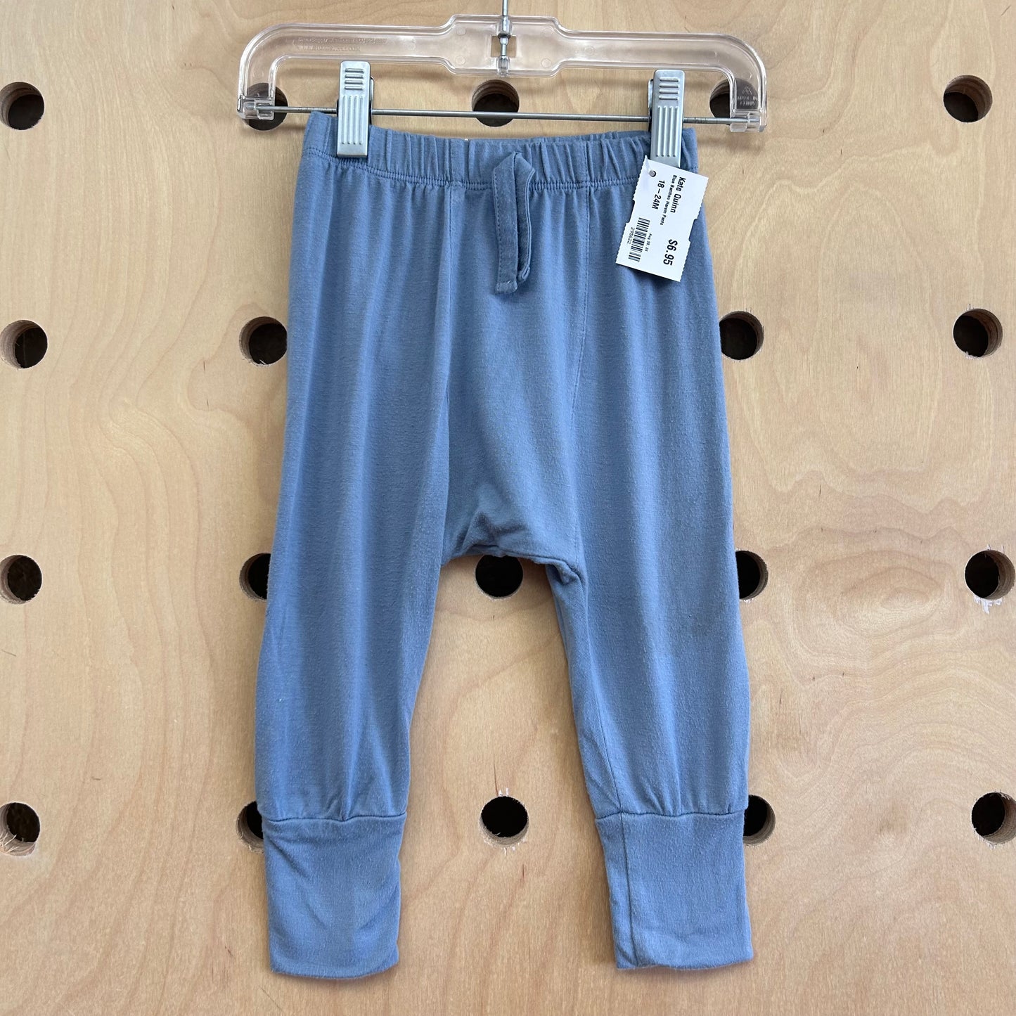 Blue Bamboo Harem Pants