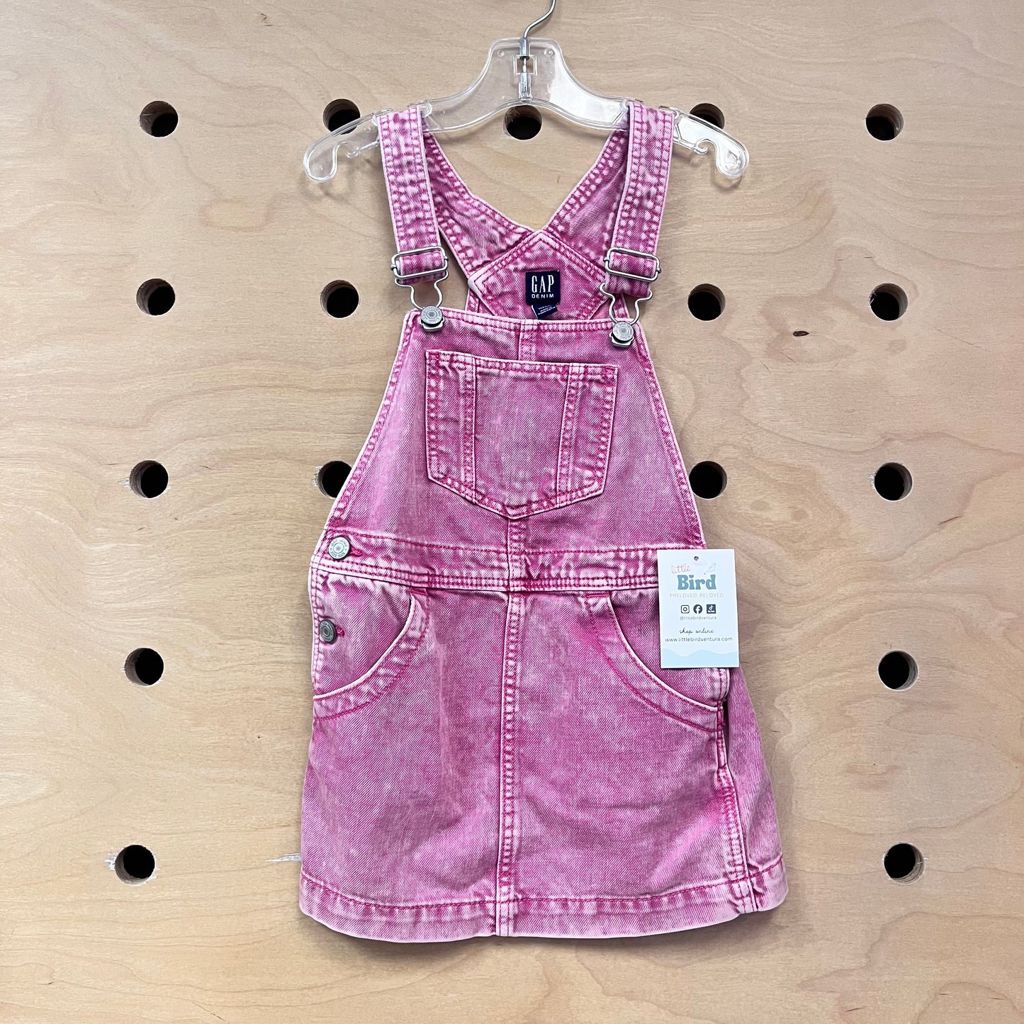 Pink Denim Skirtall