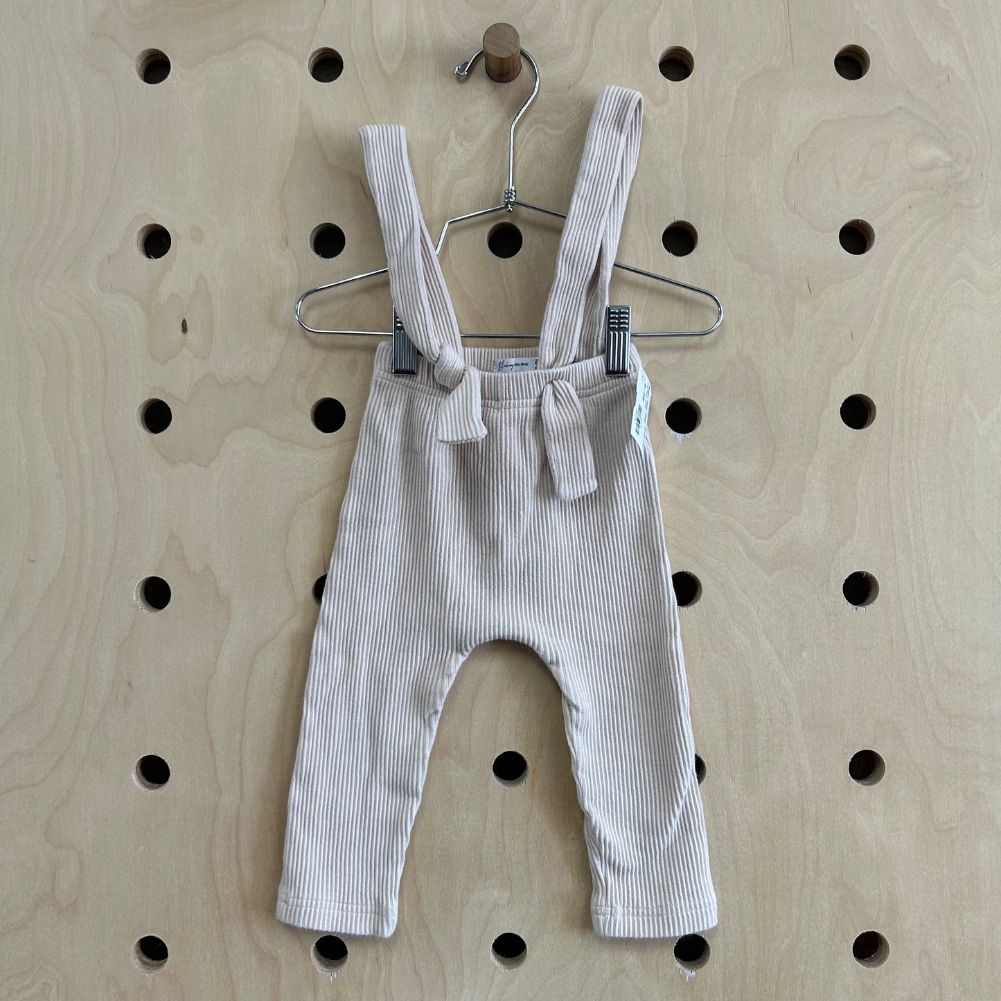 Beige Ribbed Jumper