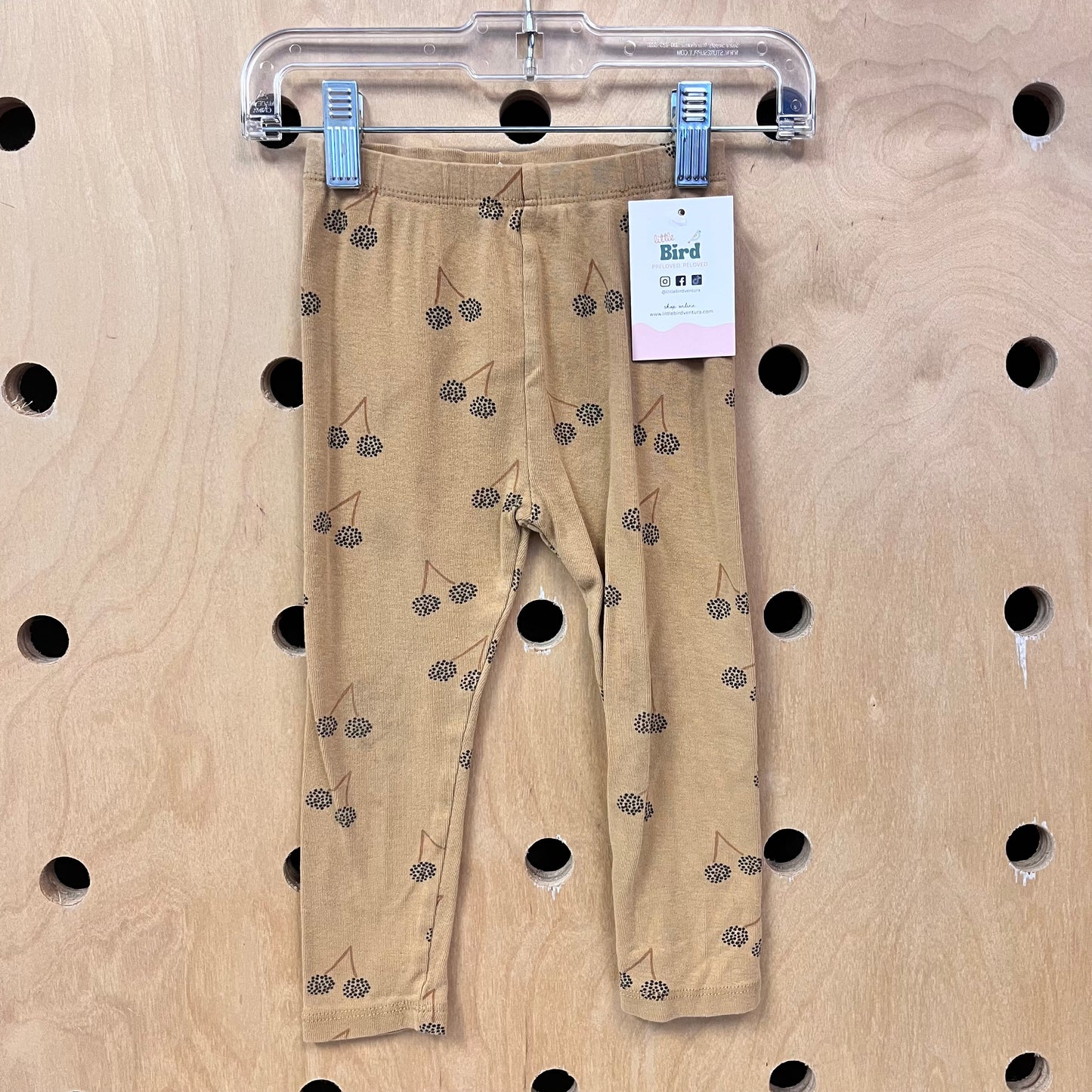 Yellow Floral Leggings