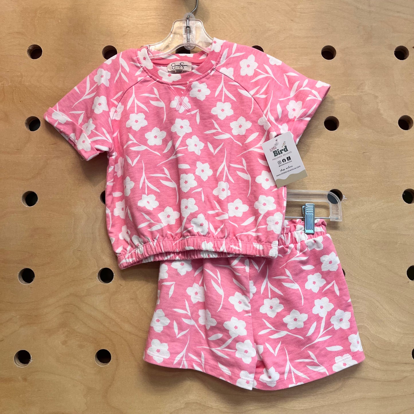 Pink Floral Outfit