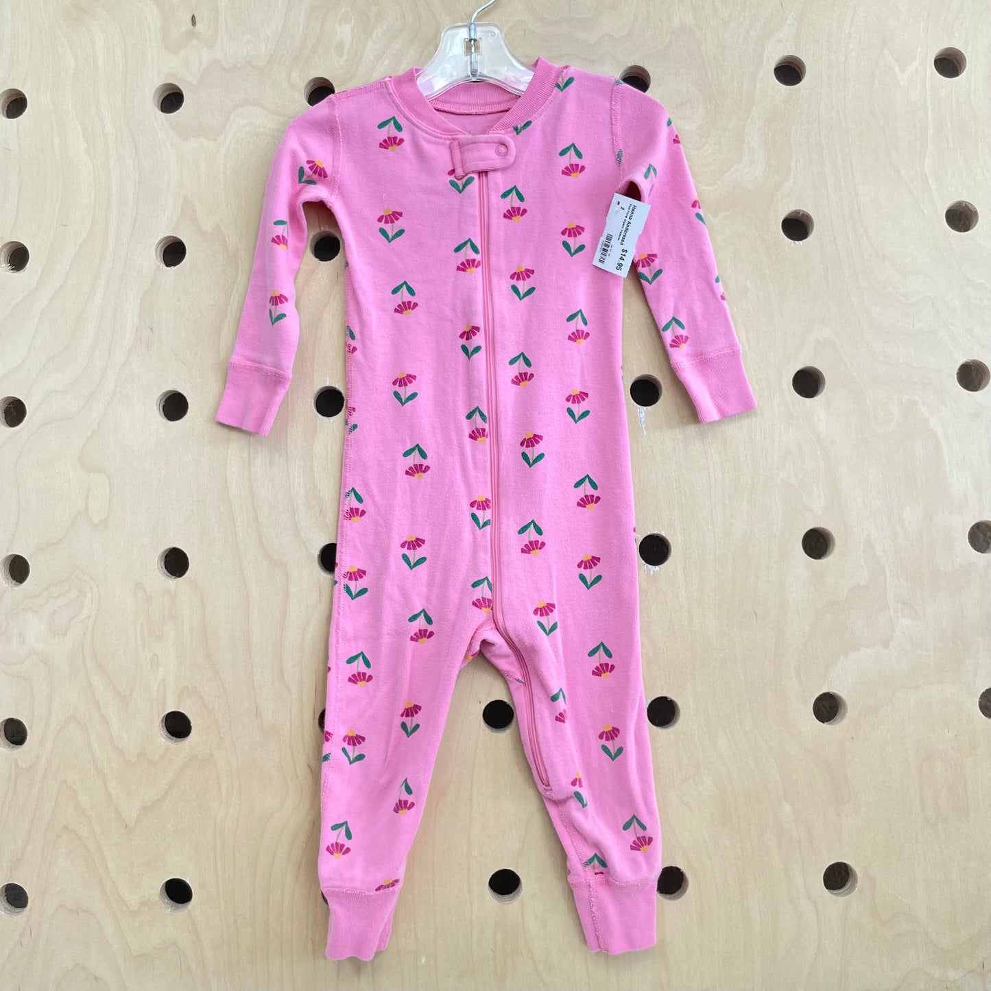 Pink Floral Organic Pajamas
