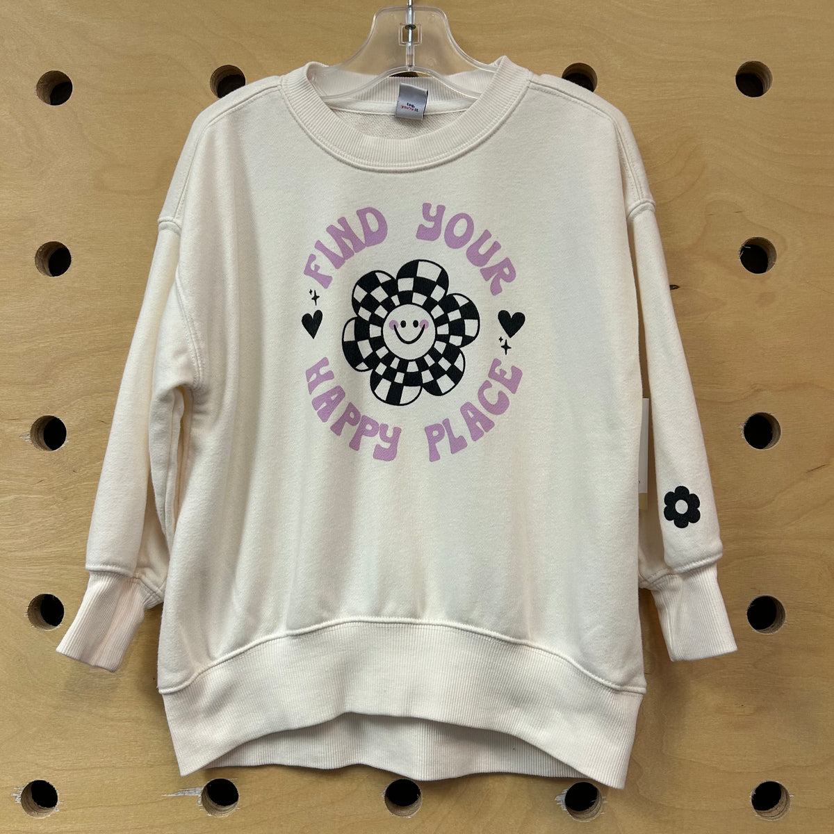 Cream Happy Place Pullover