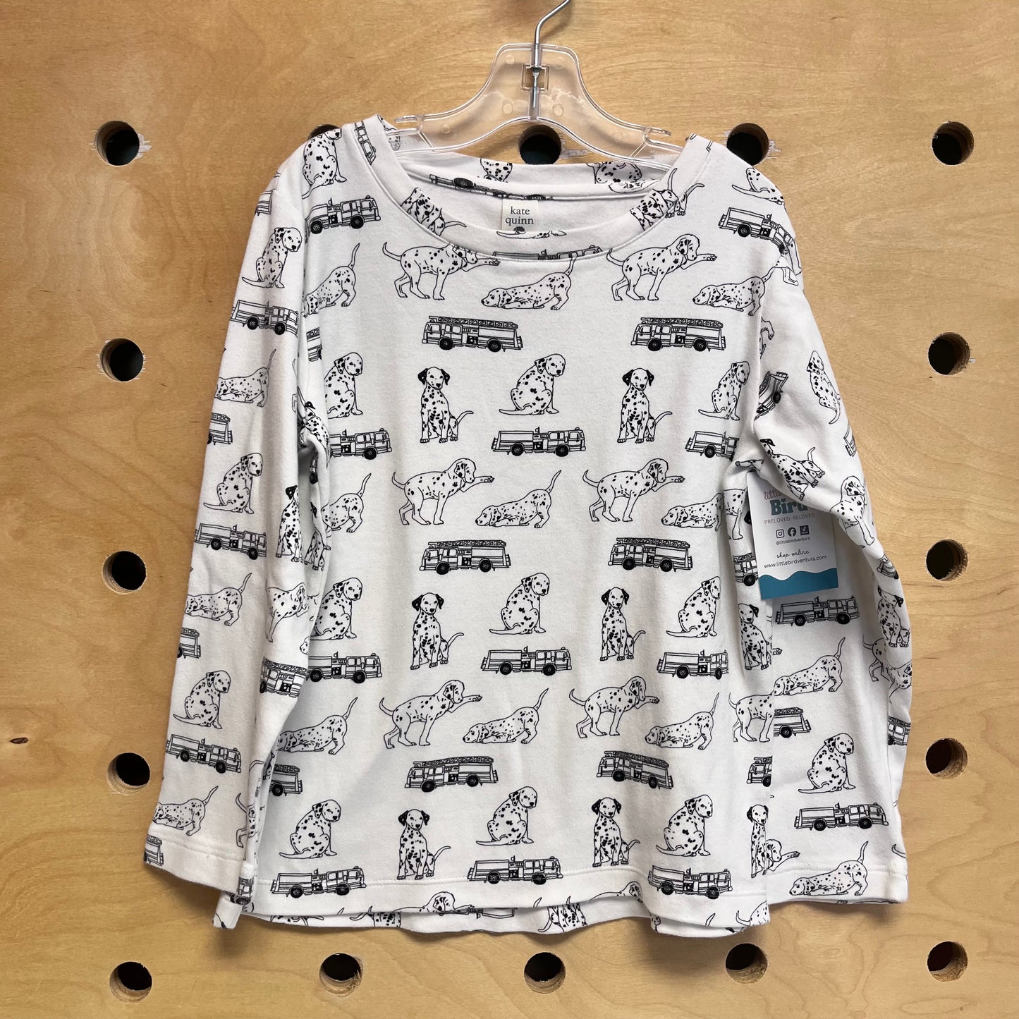 Organic Dalmations/Fire Trucks Soft Tee