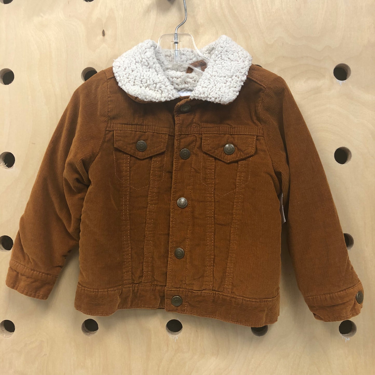 Brown Sherpa Cord Jacket
