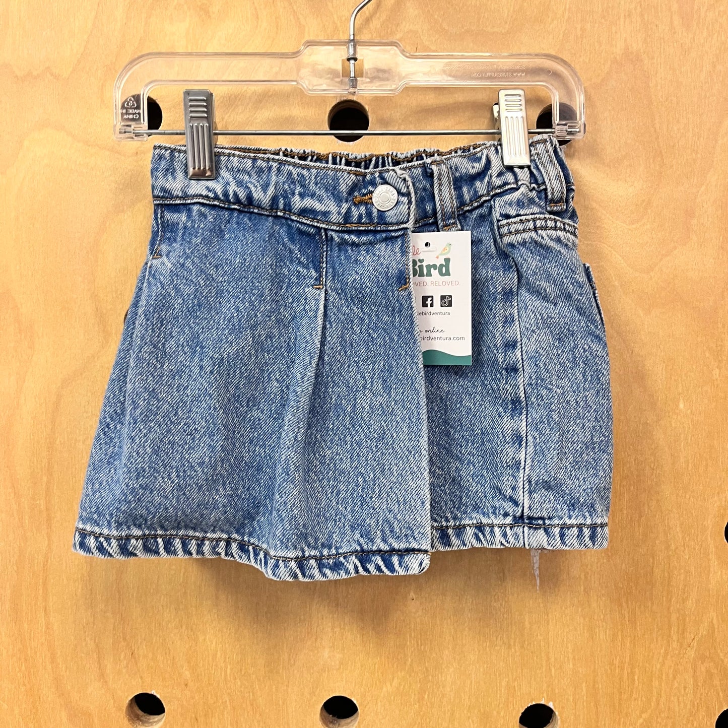 Denim Skort