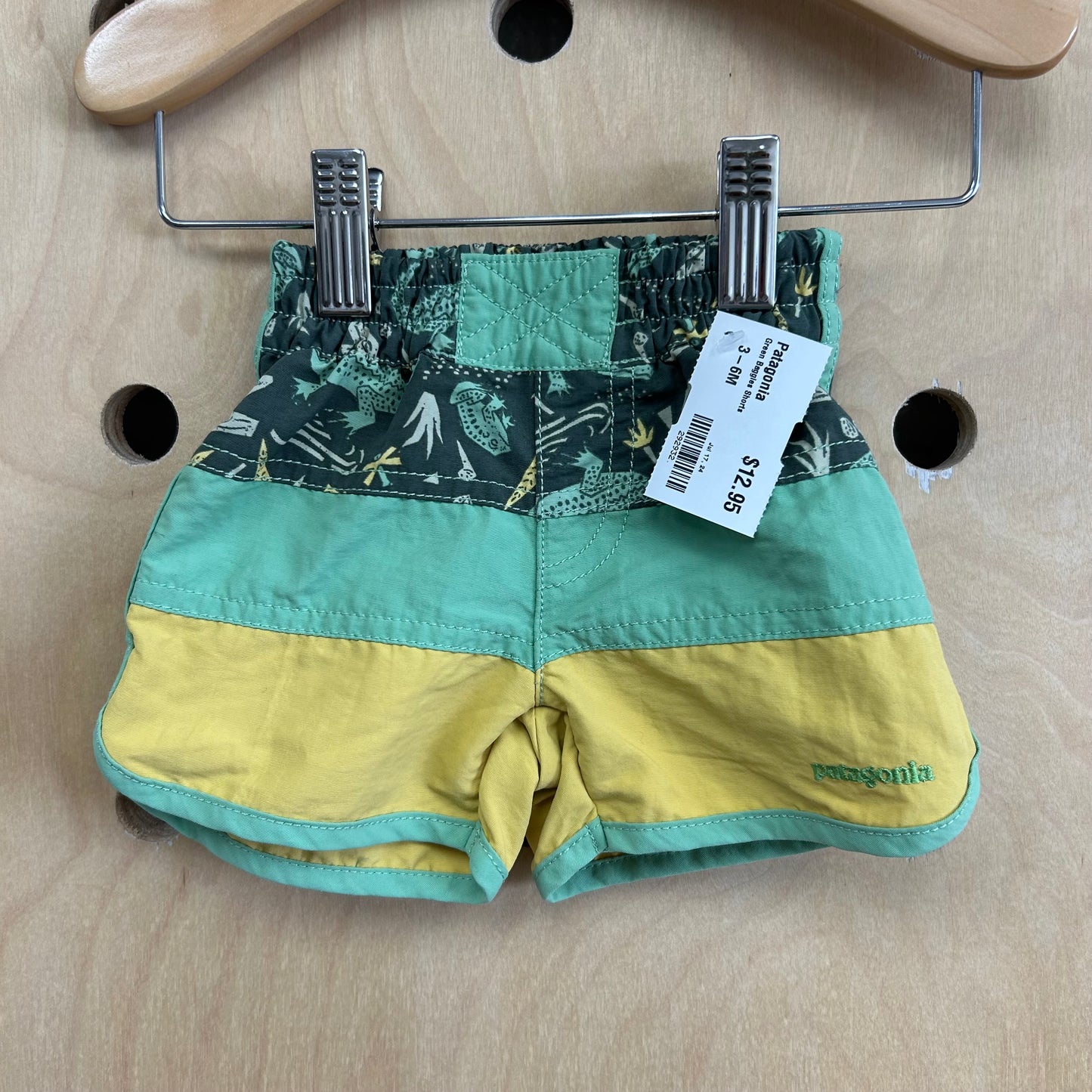Green Baggies Shorts