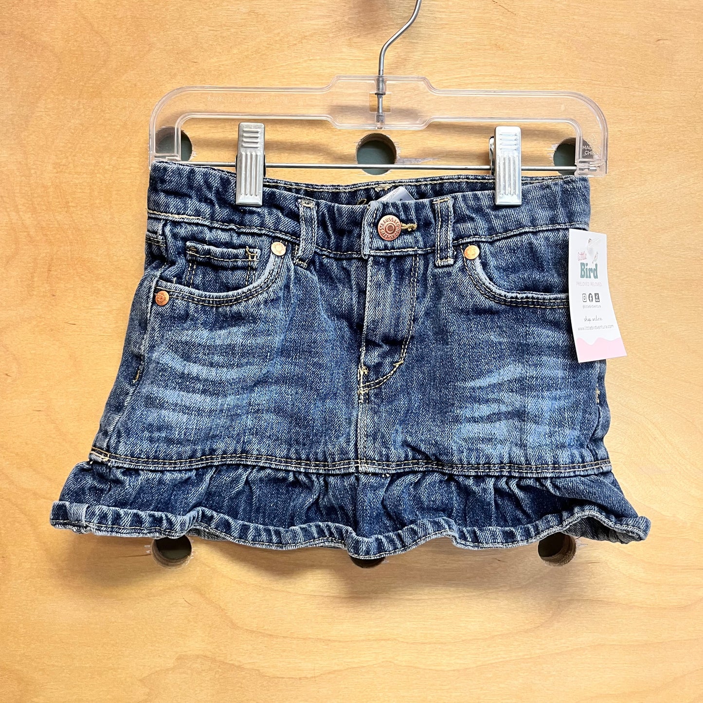 Denim Skort