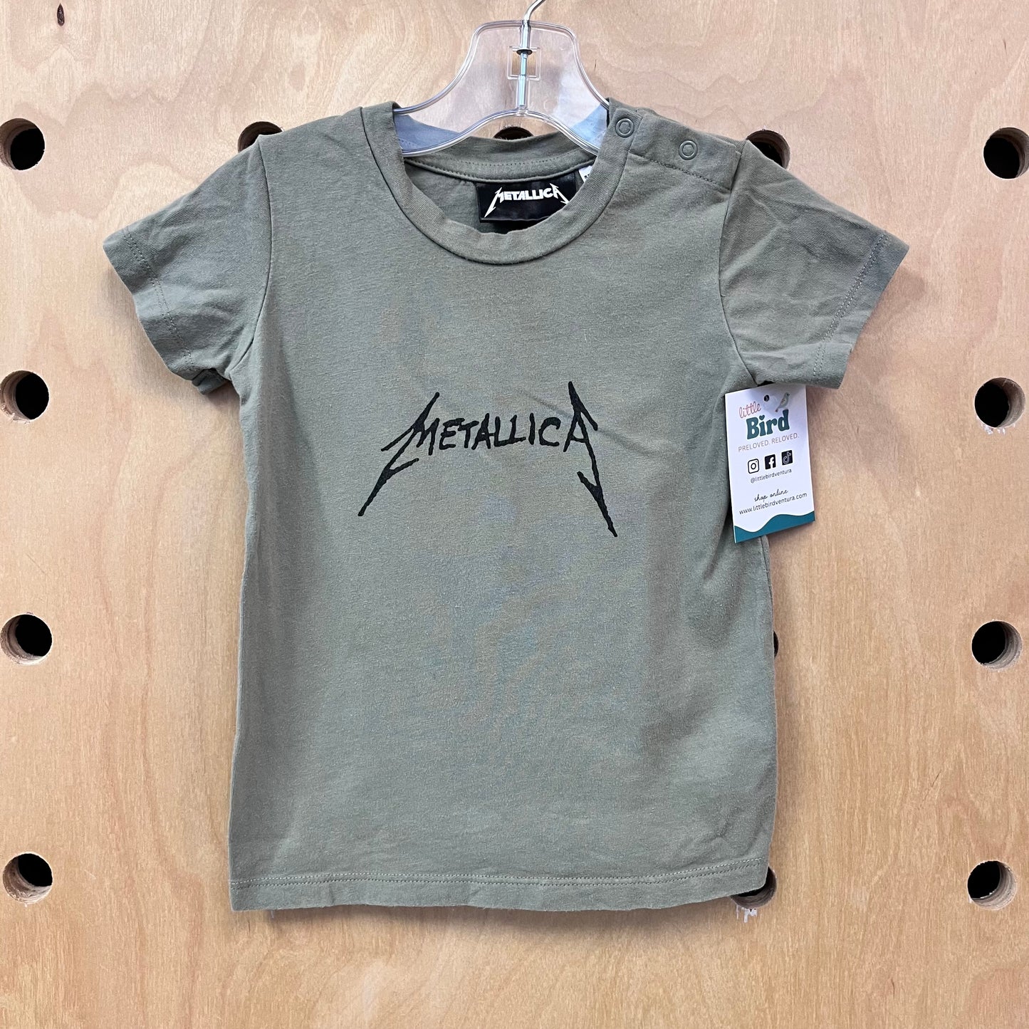 Green Metallica Tee