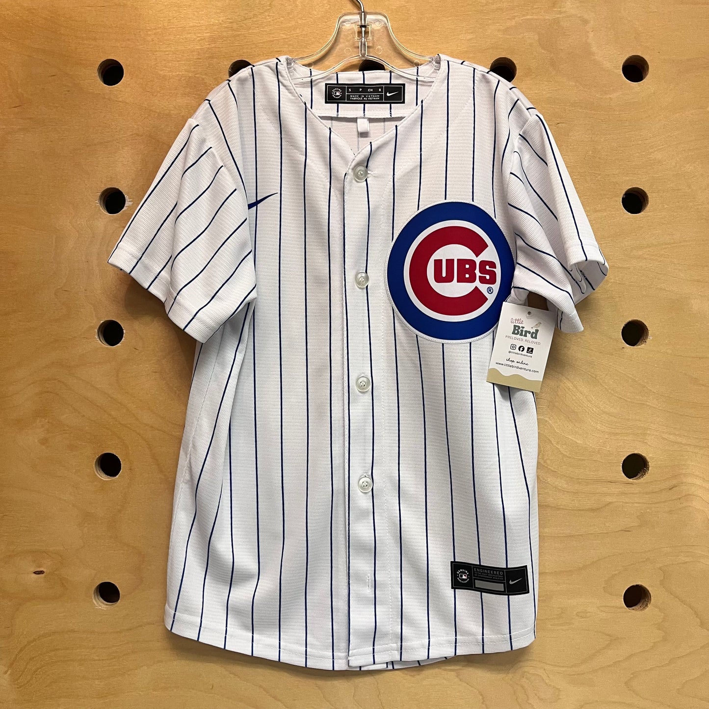 White & Blue Cubs Jersey