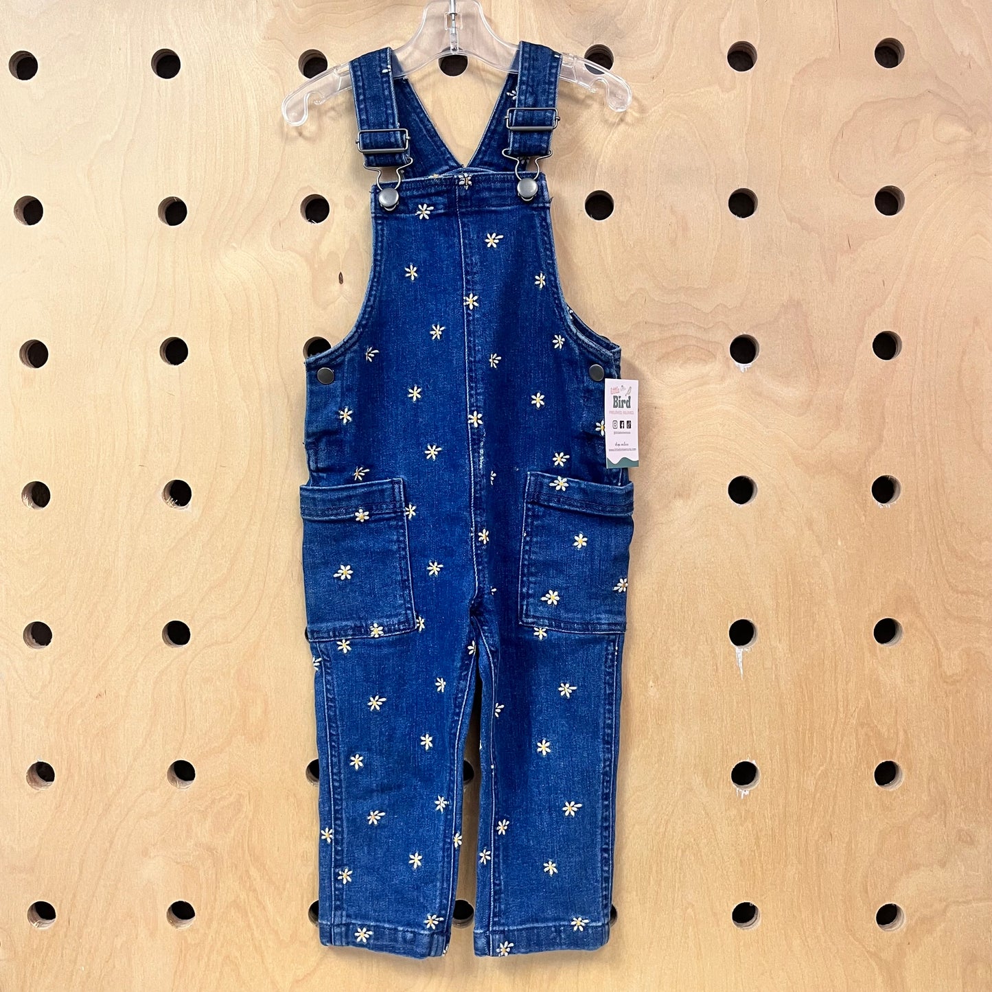 Denim Daisy Overalls