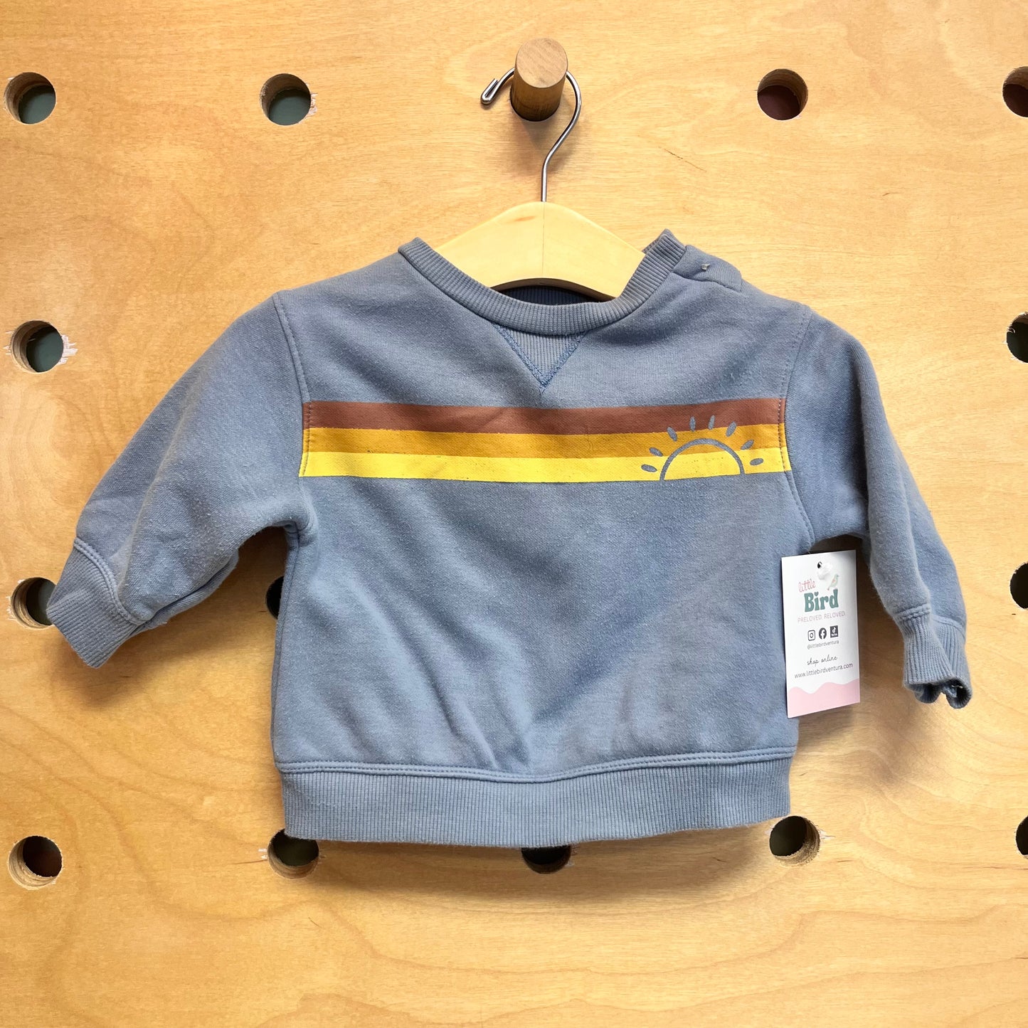 Teal/Yellows Sun LS