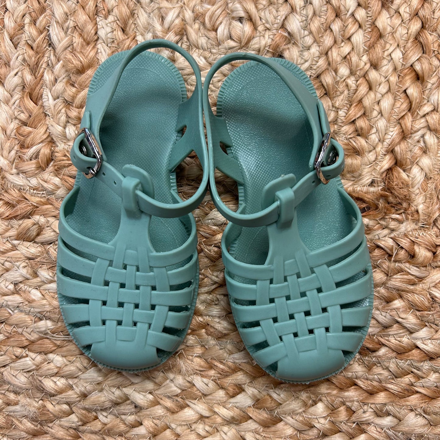Seafoam Jelly Sandals