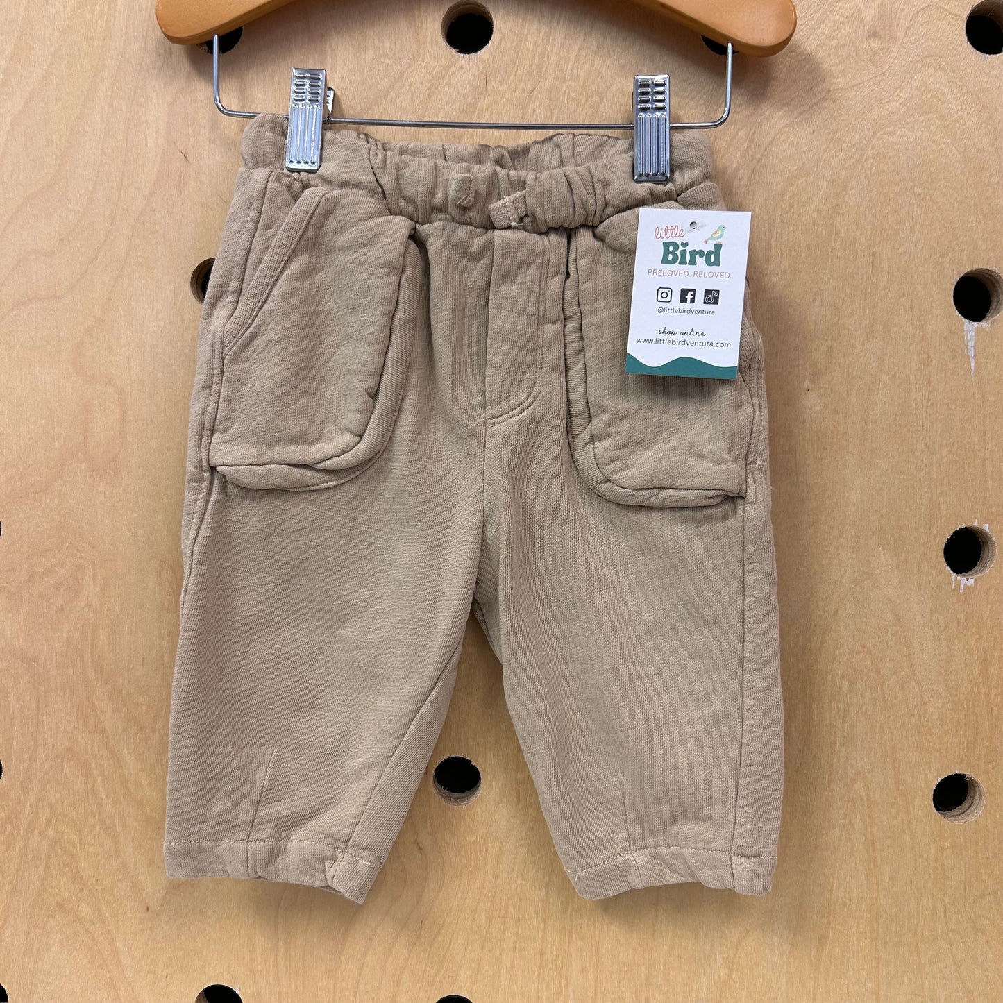 Tan Drawstring Soft Pants