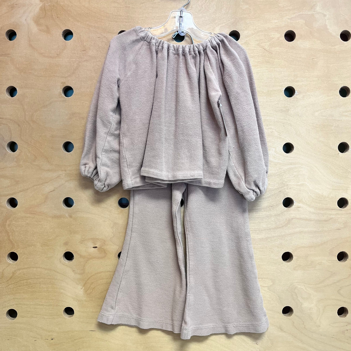 Tan French Terry Outfit