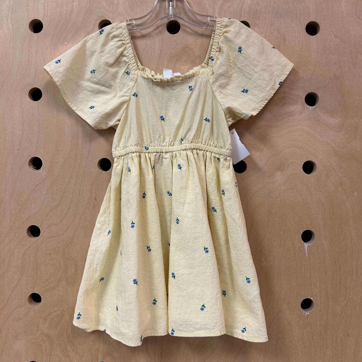 Yellow + Blue Flowers Dress