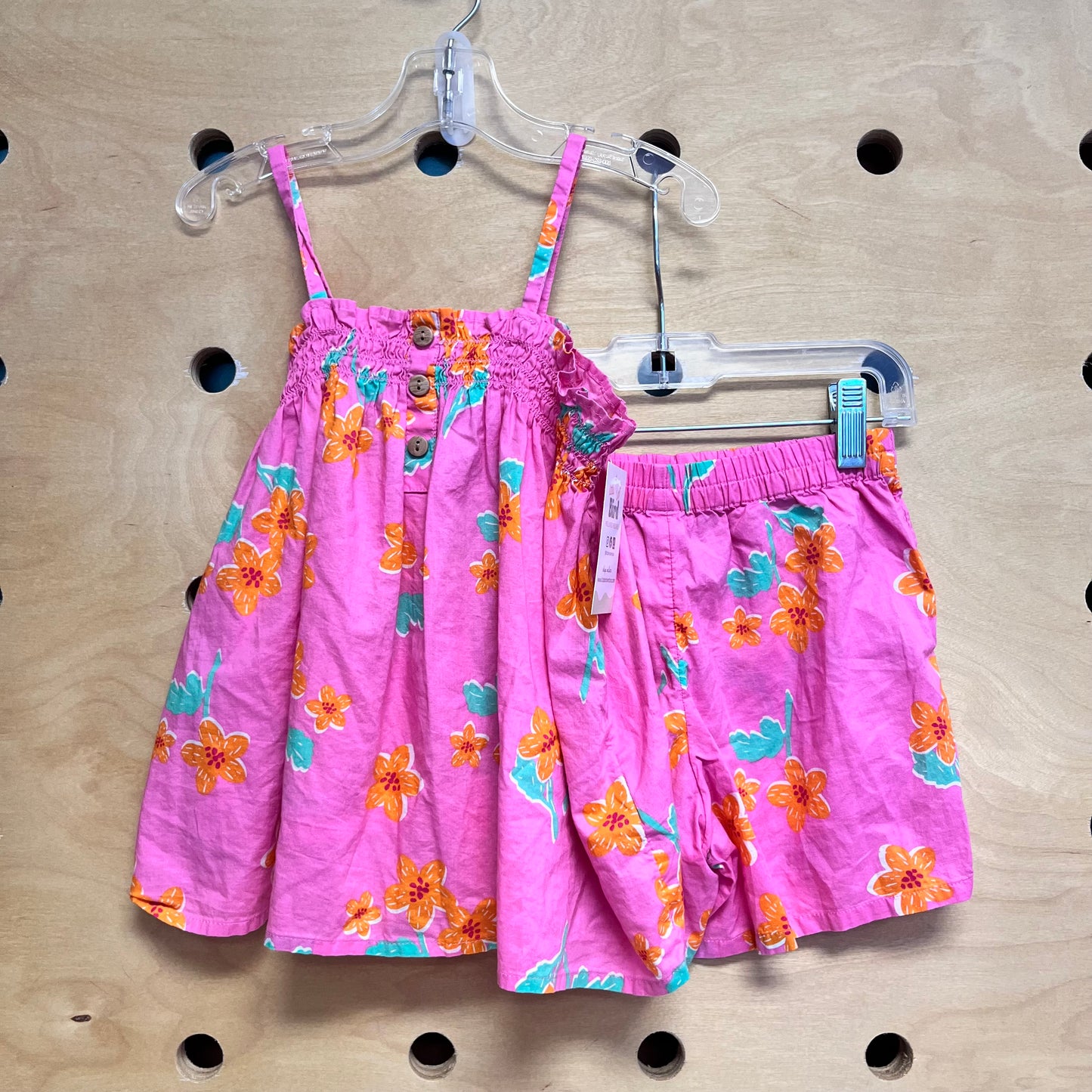 Pink/Orange Floral Outfit
