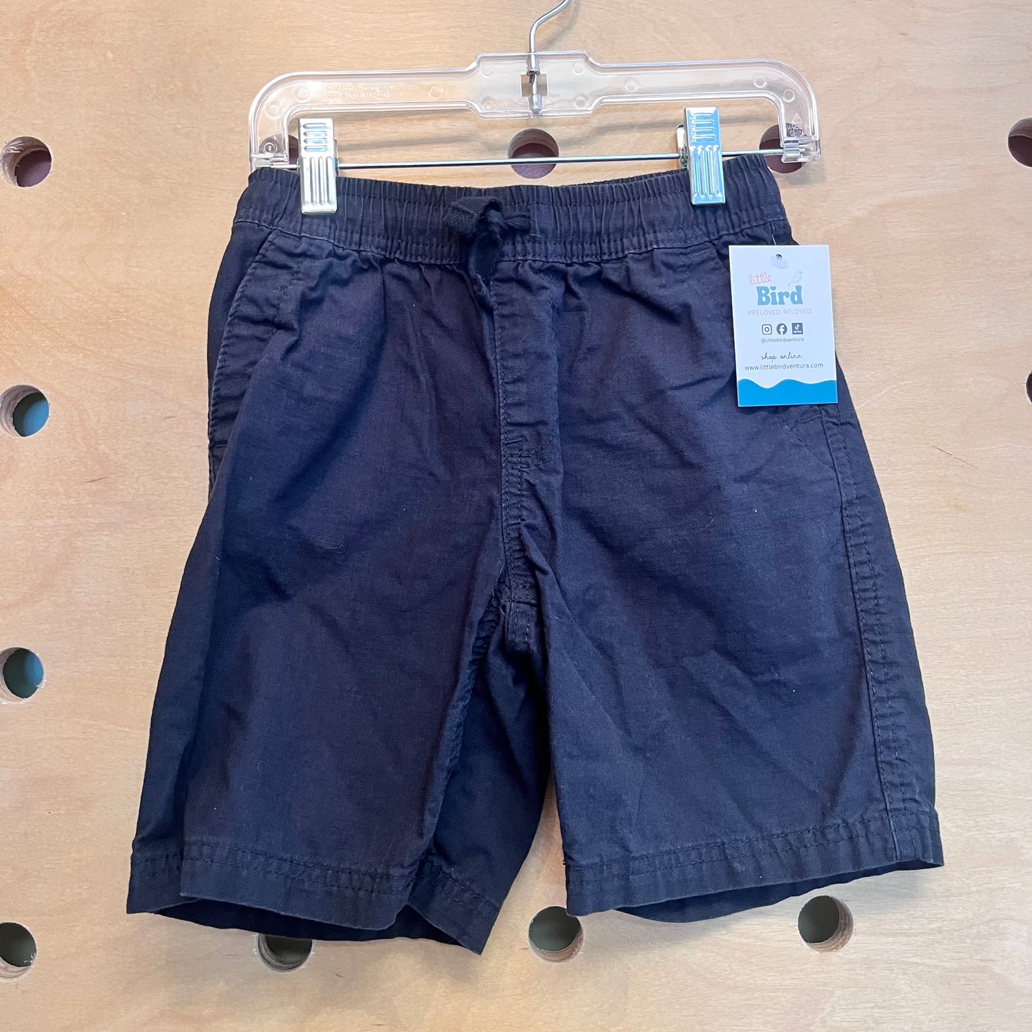 Black Drawstring Shorts