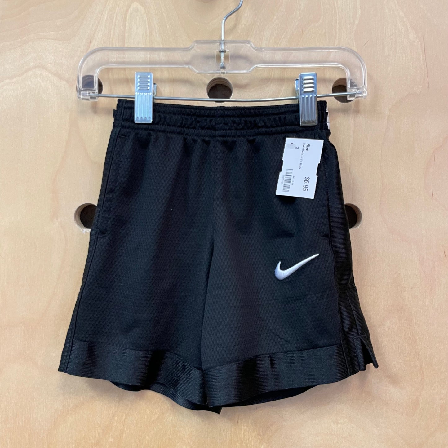Black Mesh Dri Fit Shorts
