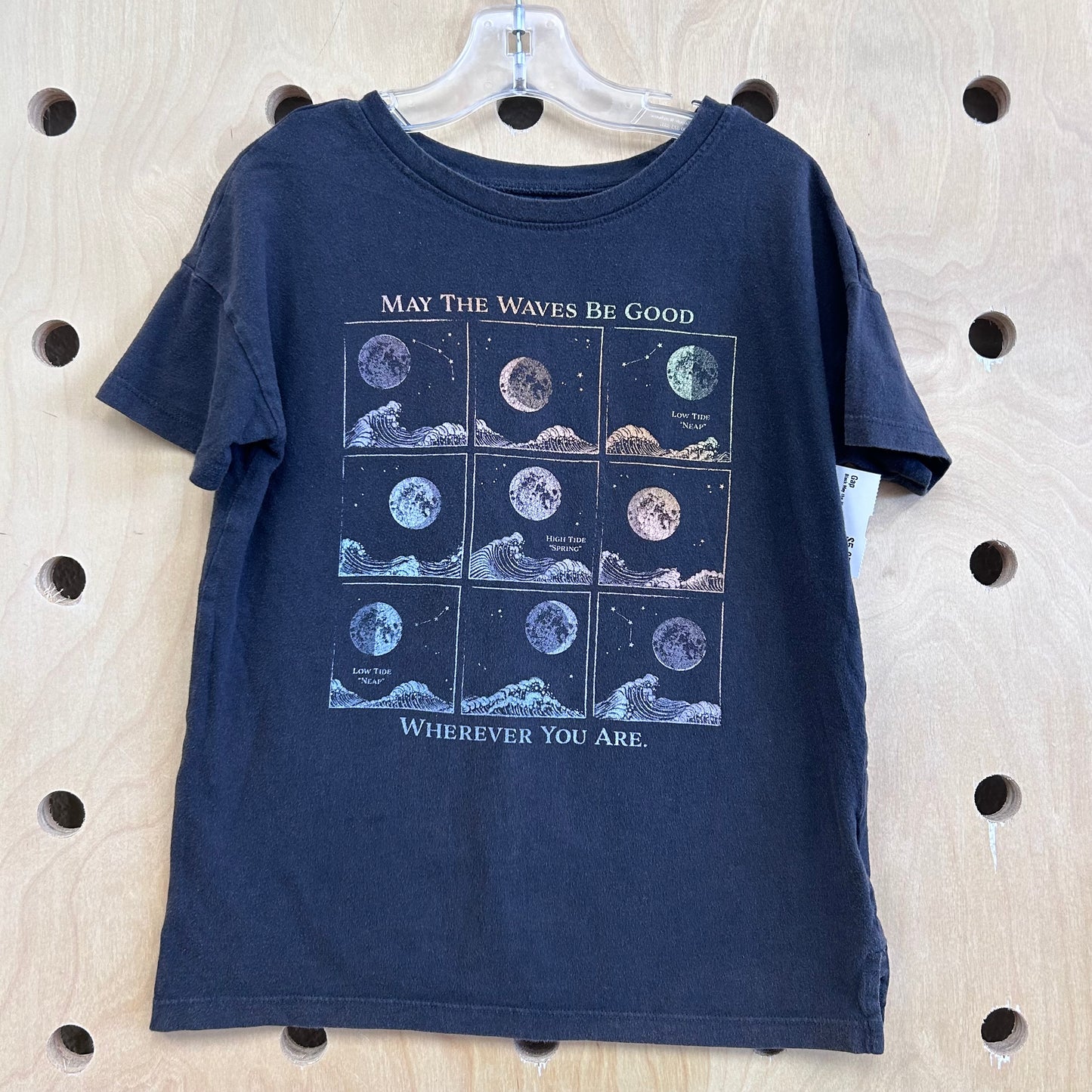 Black May the Waves Be Good Tee
