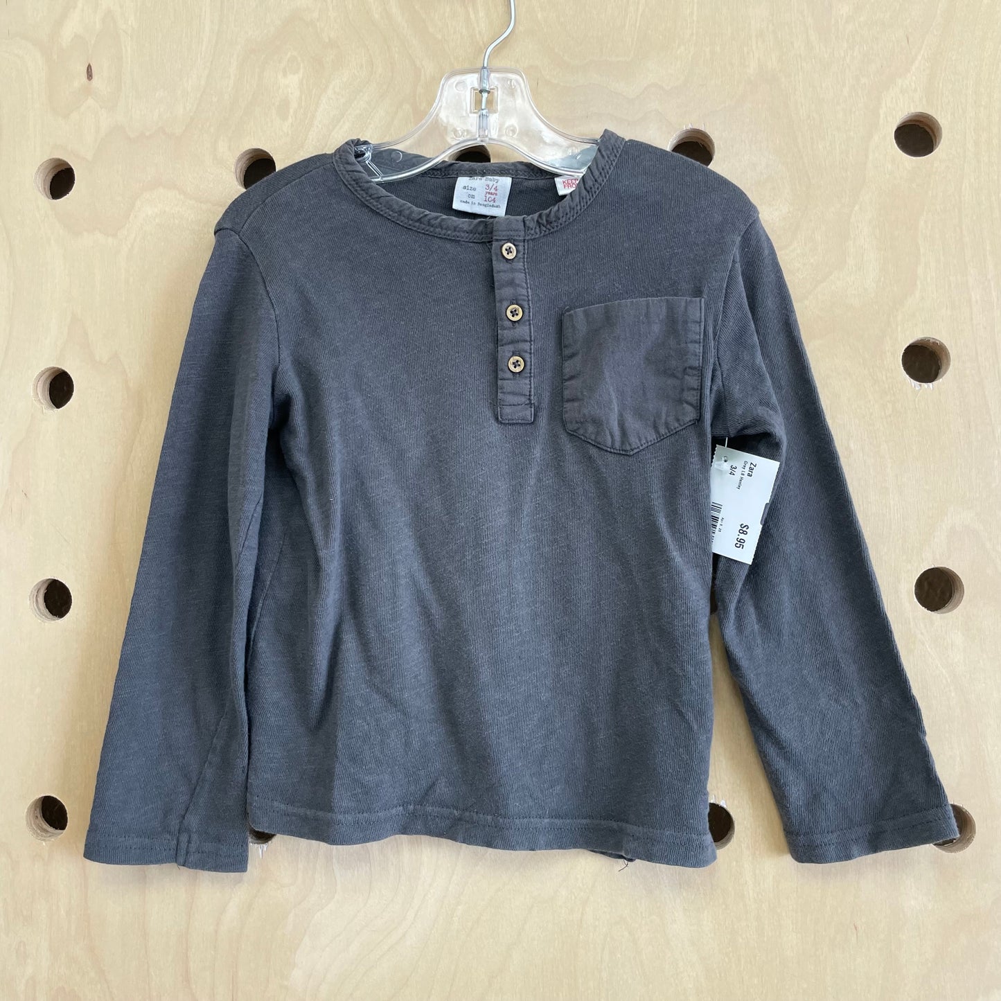Grey LS Henley