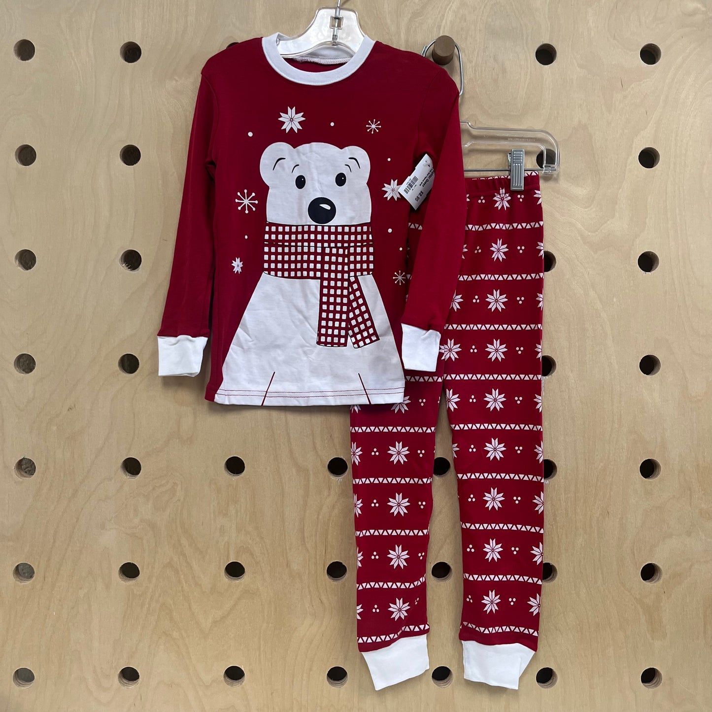 Red Polar Bear Pajamas NEW!