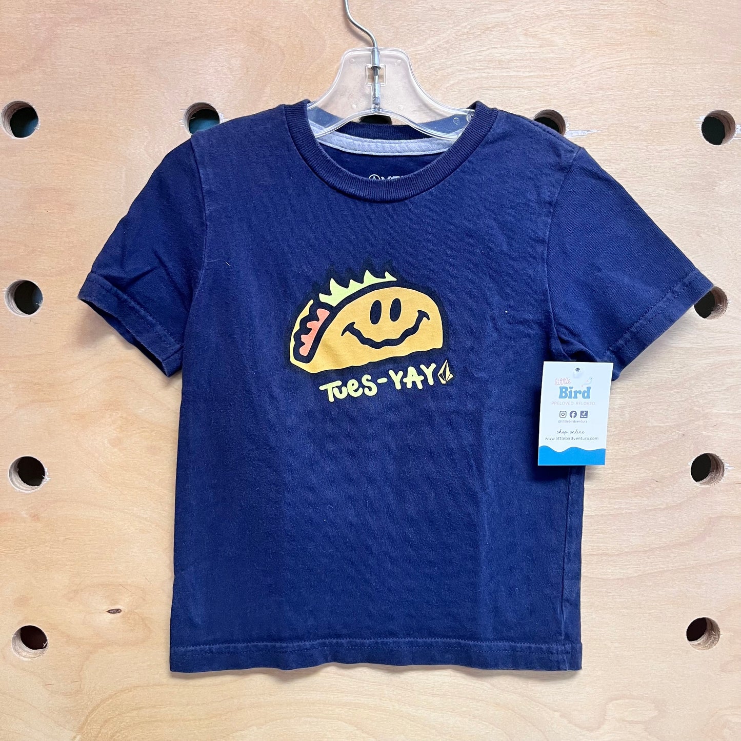 Navy 'Tues-Yay' Taco Tee
