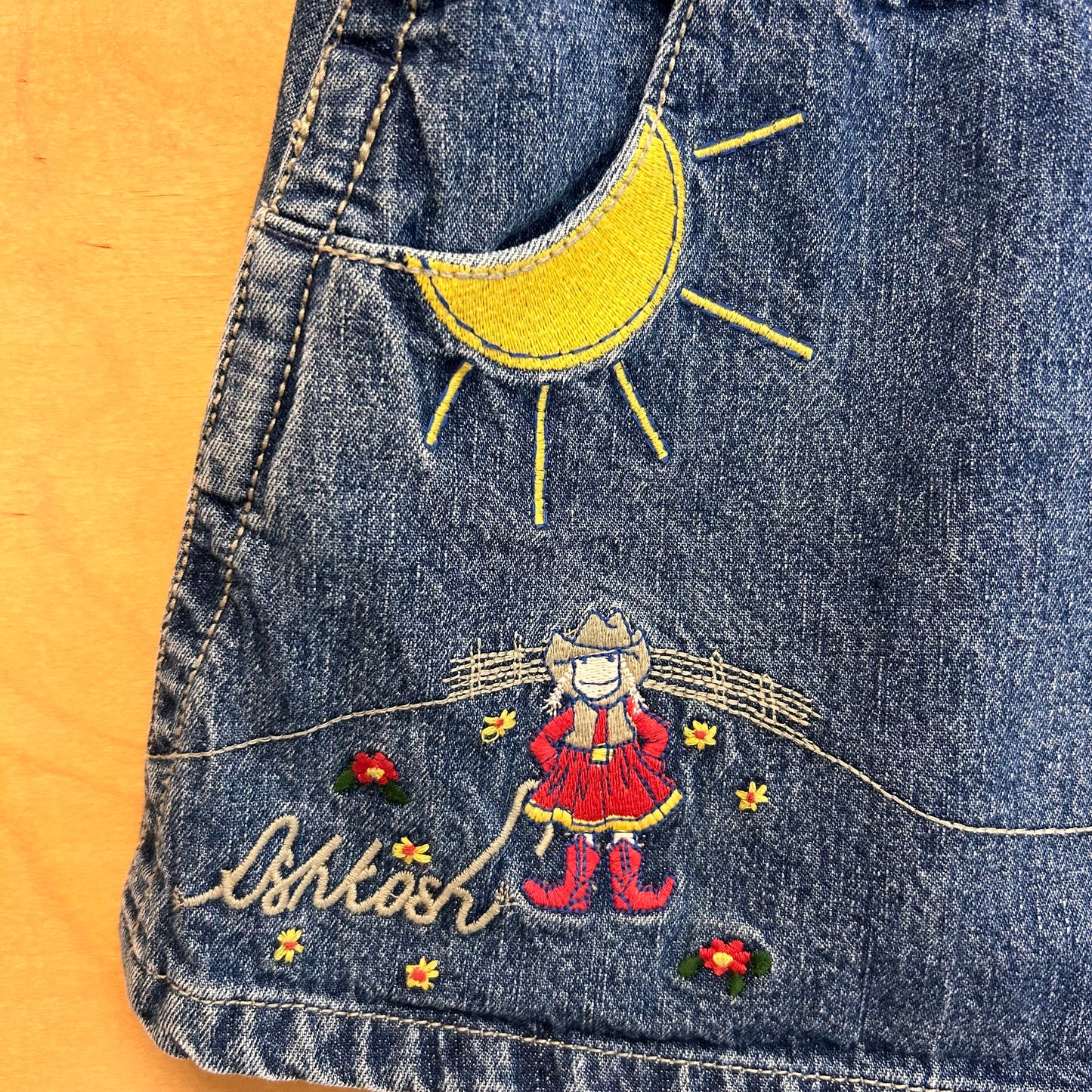 Osh Kosh Cowgirl Denim Jumper