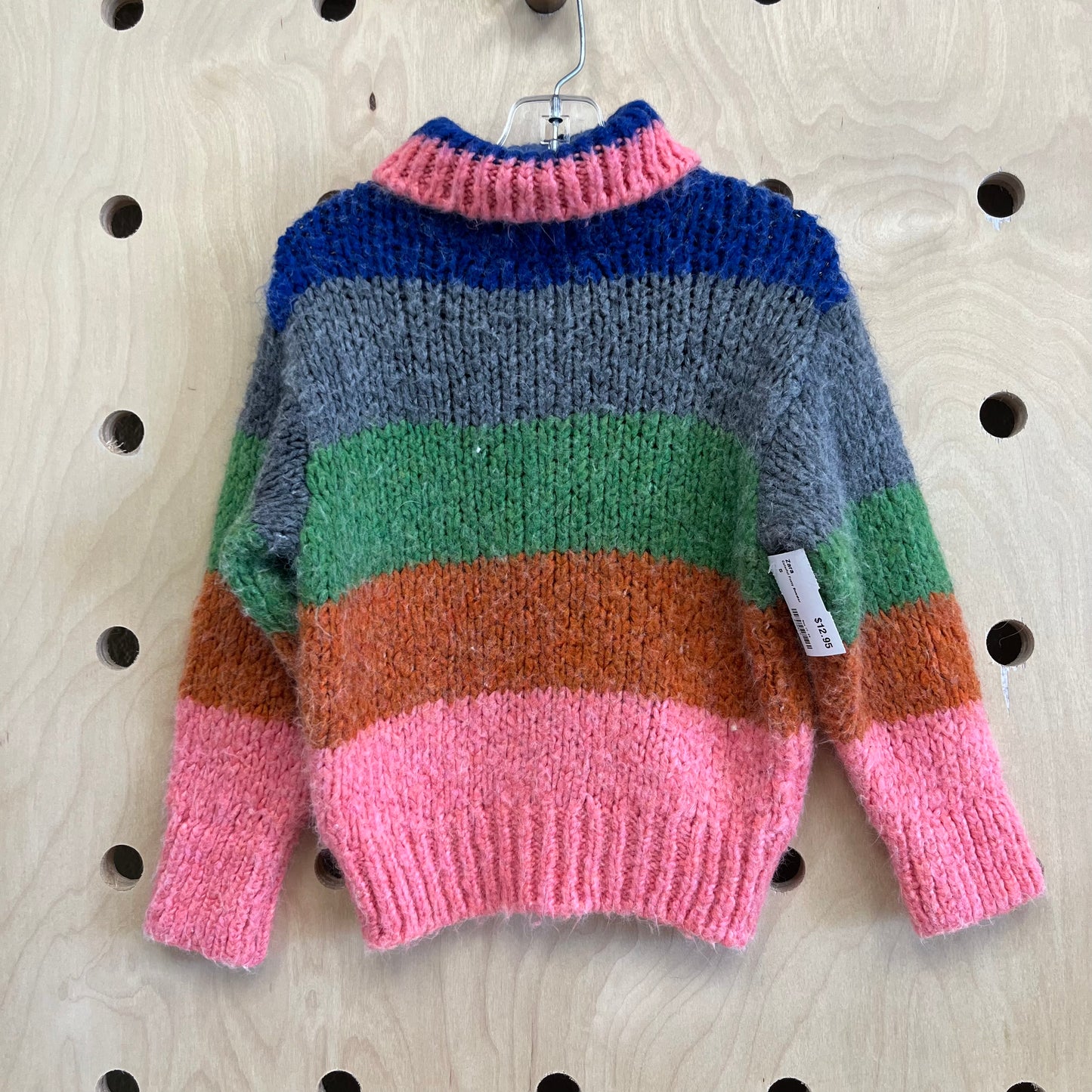 Colorful Fuzzy Sweater