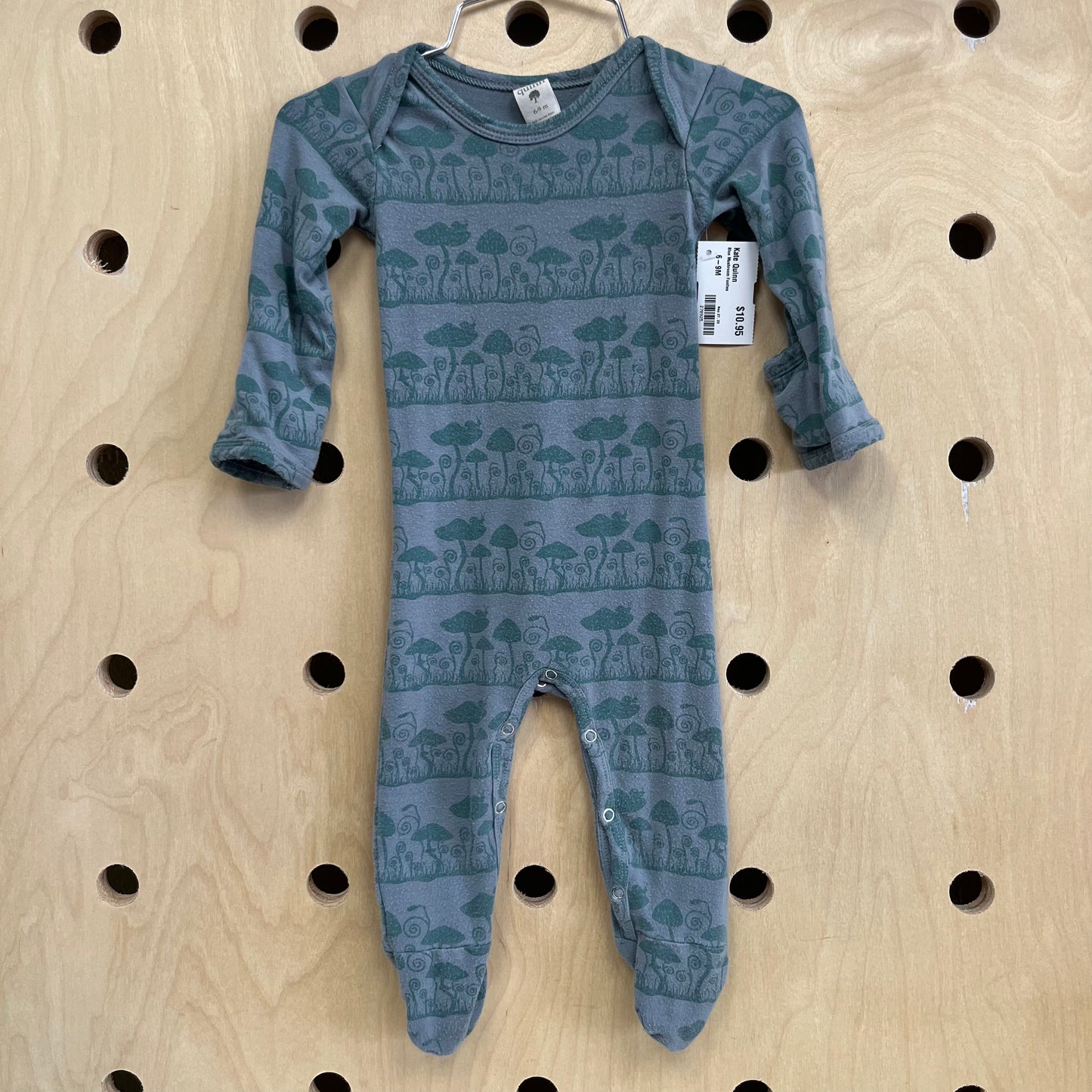 Blue Mushroom Footies