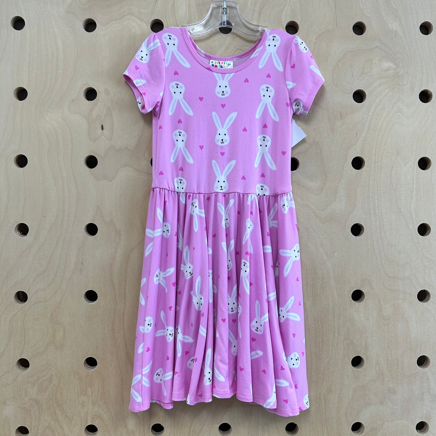 Pink Bunny Hearts Dress