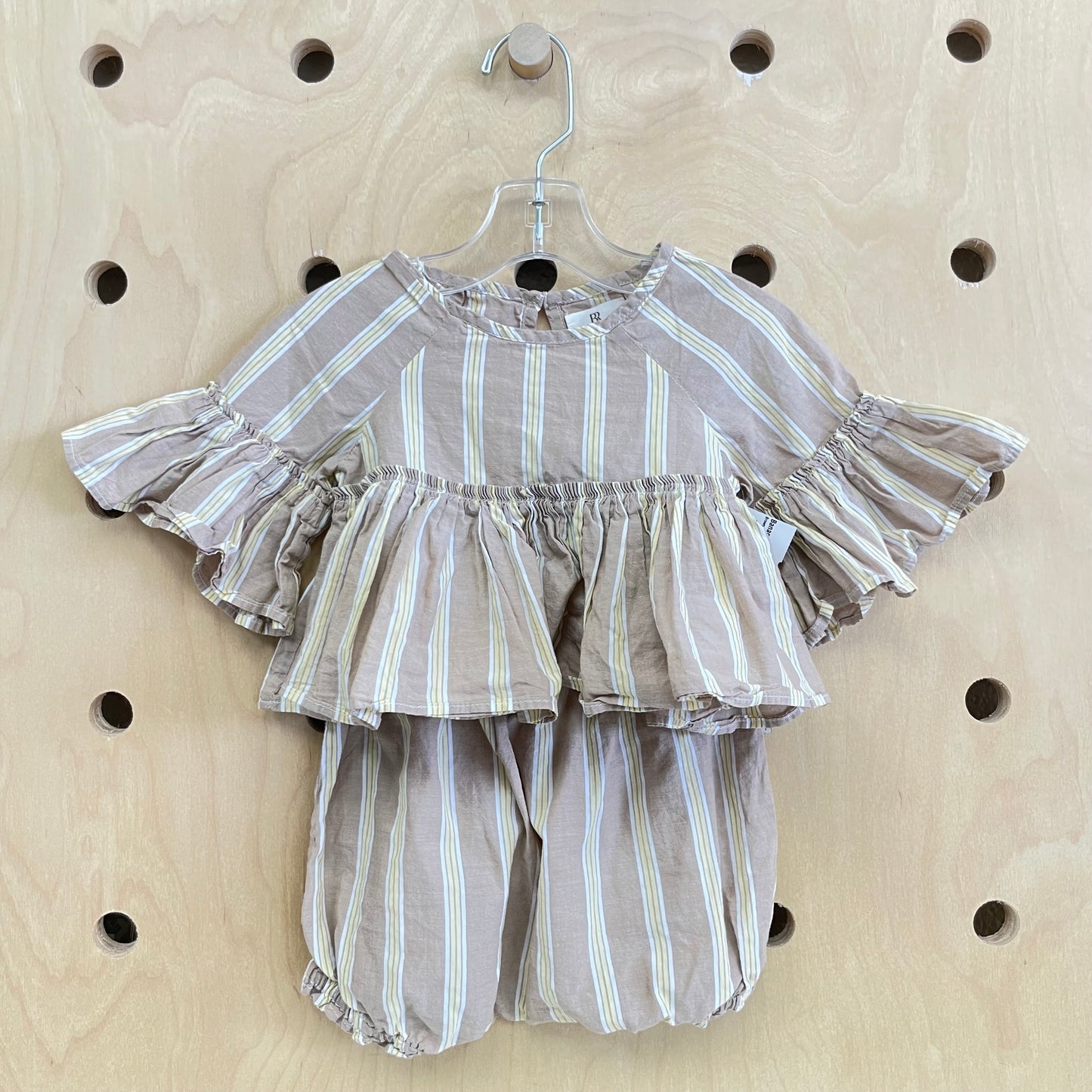 Brown & Yellow Top & Bloomers