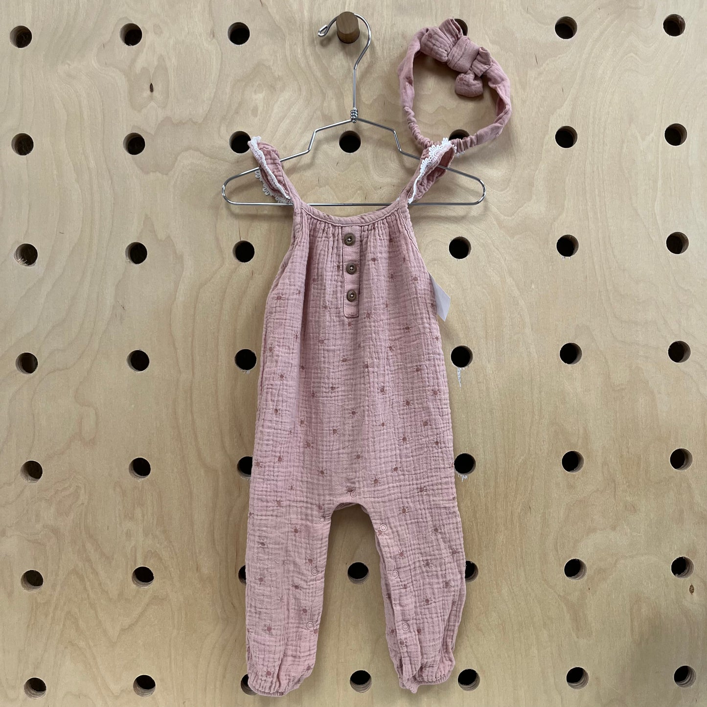 Pink Suns Romper+Headband