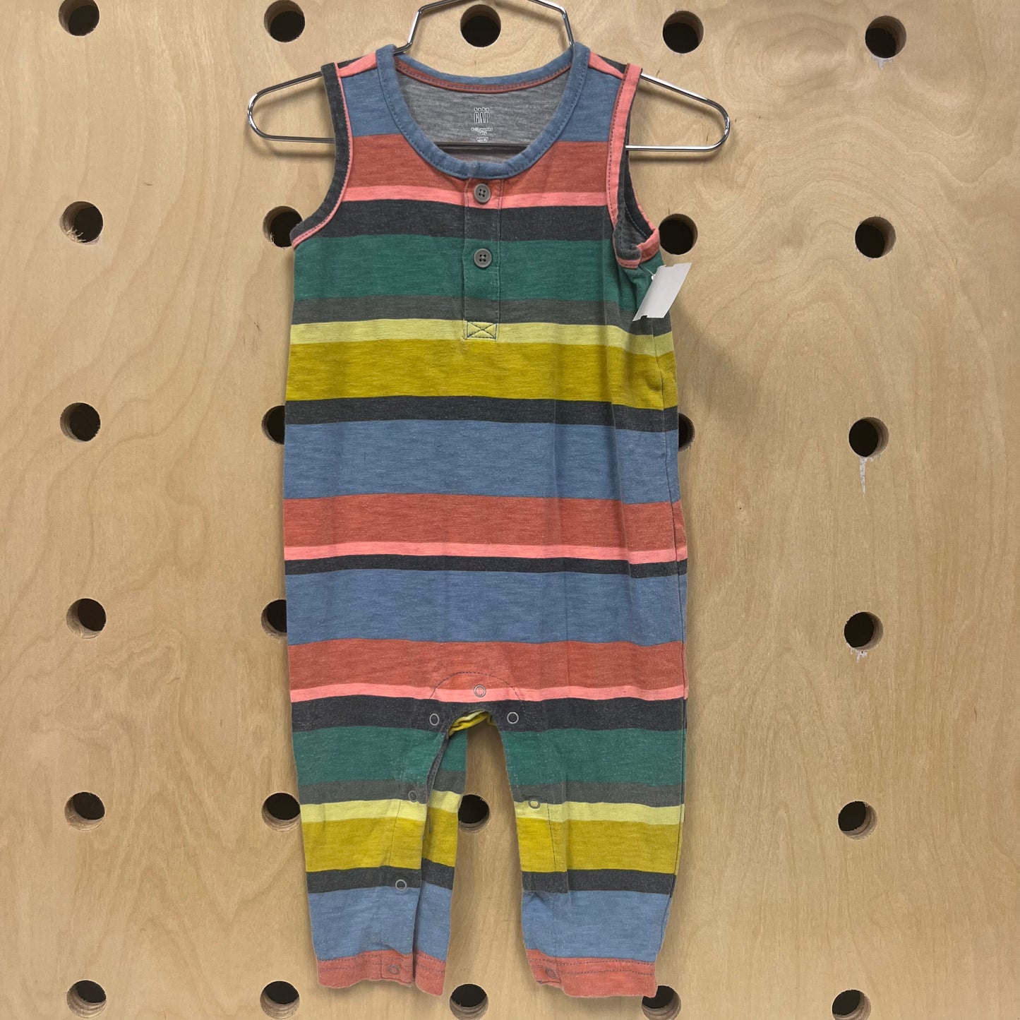Colorful Striped Romper