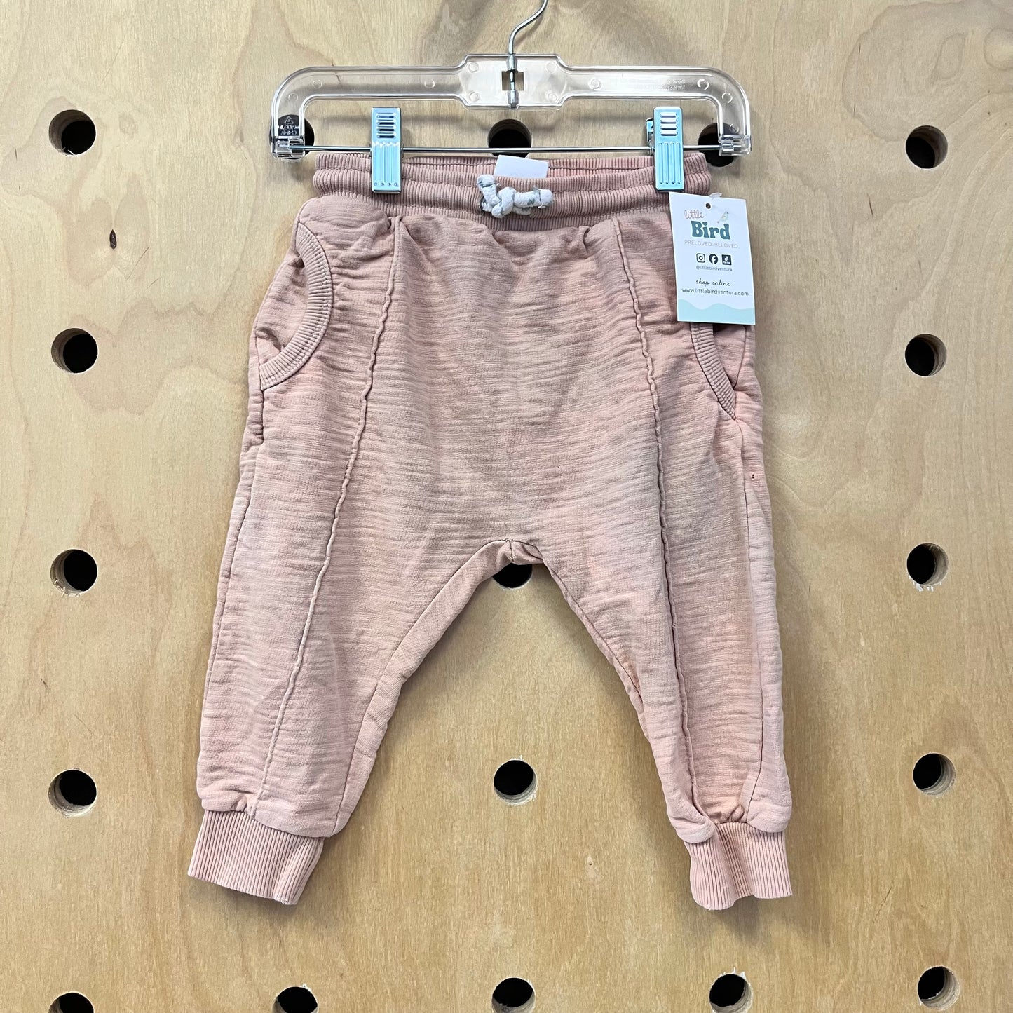 Peach Drawstring Joggers