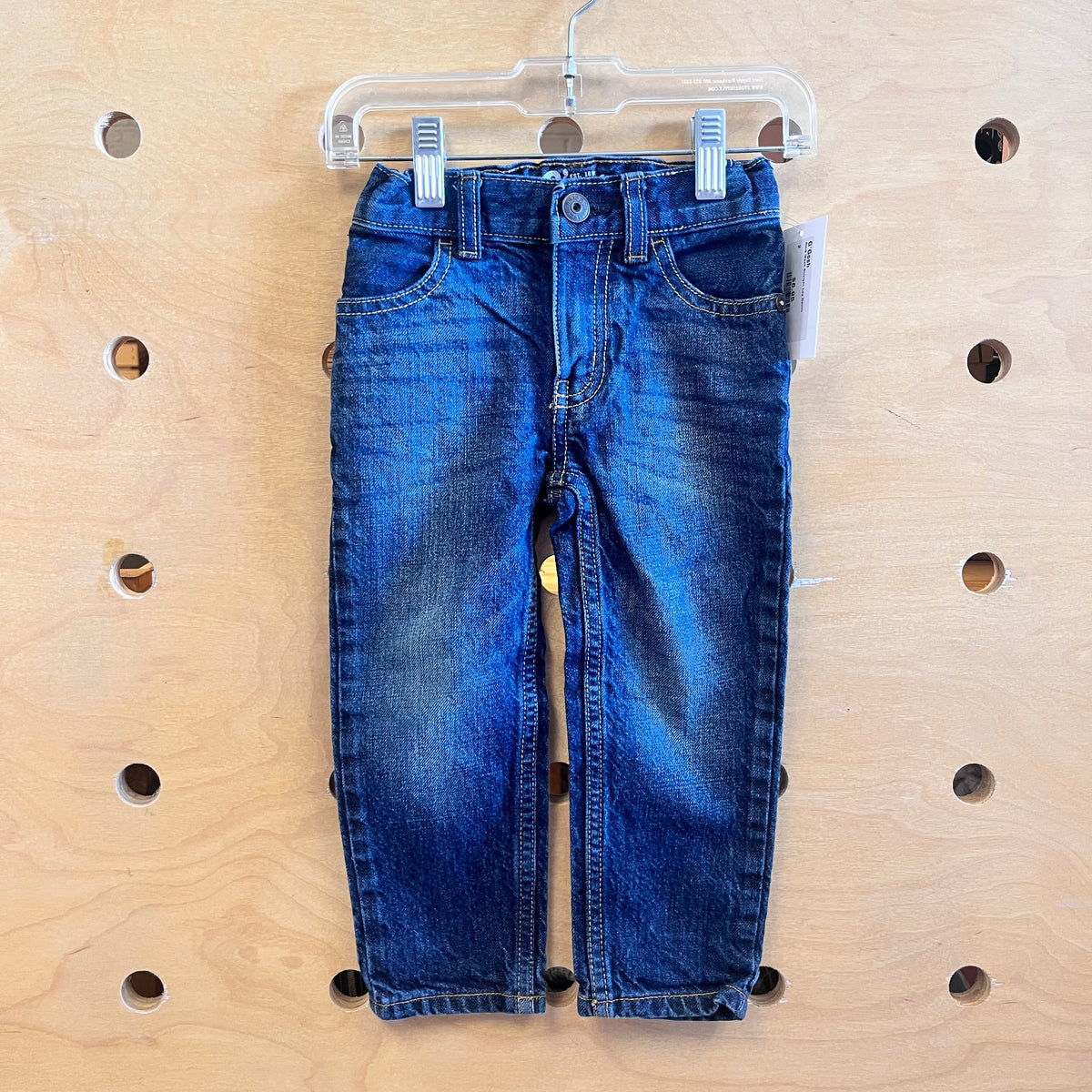 Dark Wash Straight Leg Denim