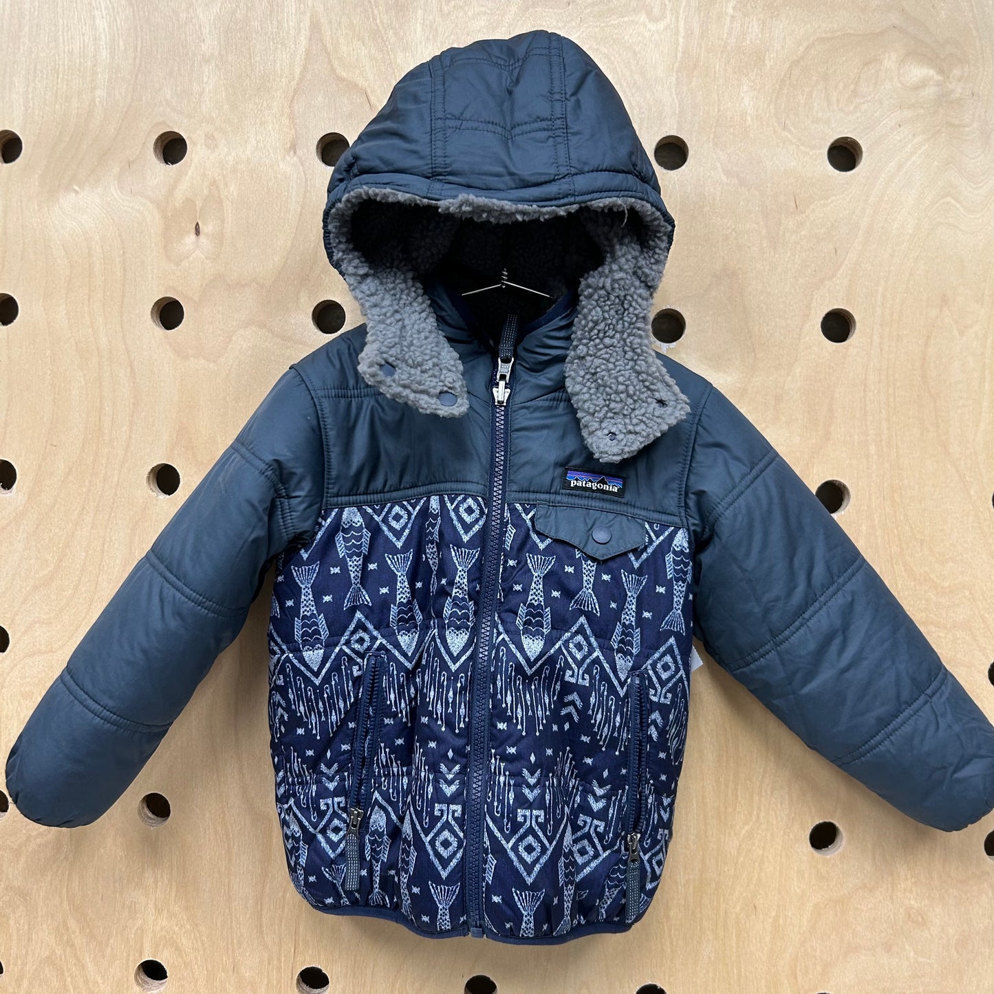 Reversible Tribbles Hoodie Blue Fish