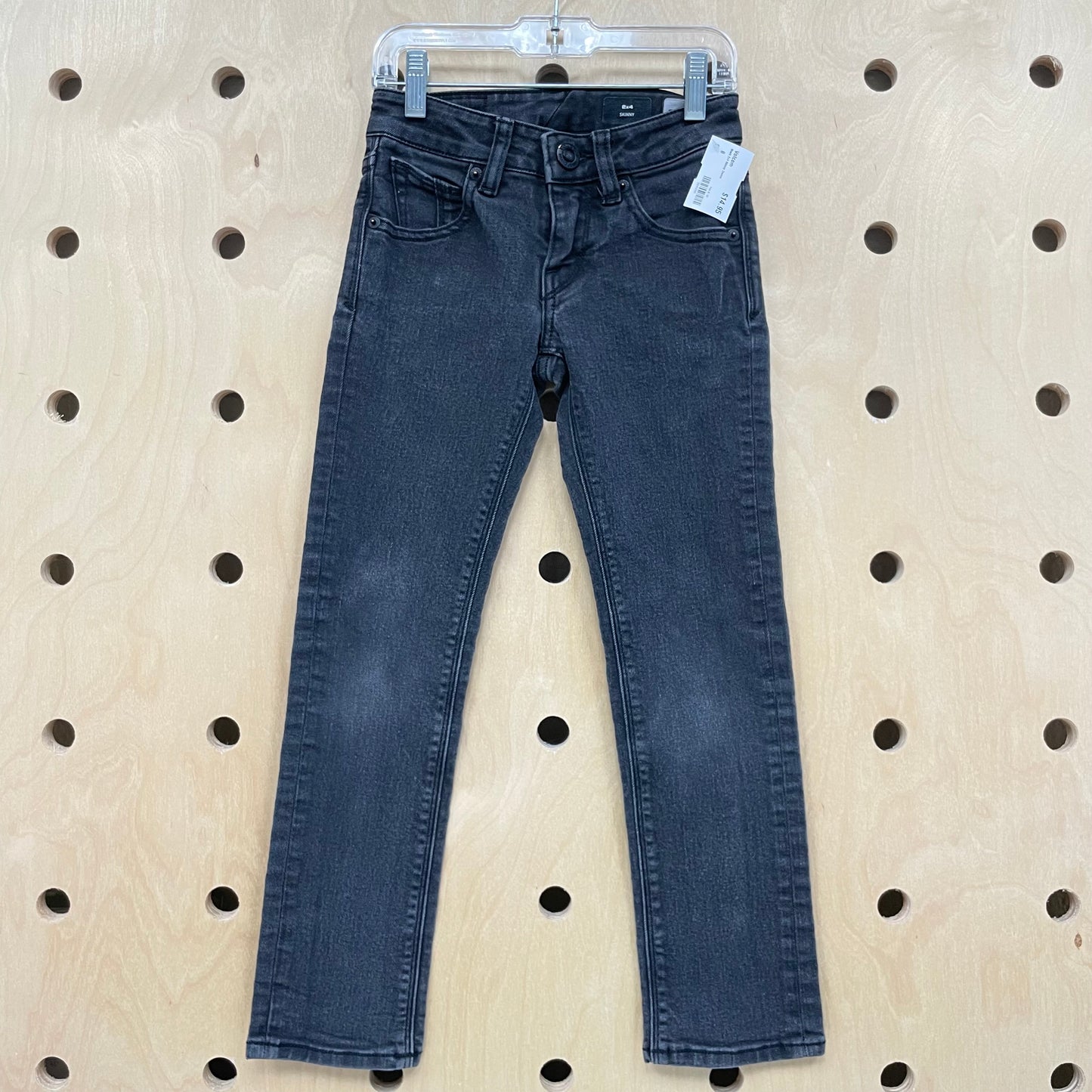Black 2x4 Skinny Denim