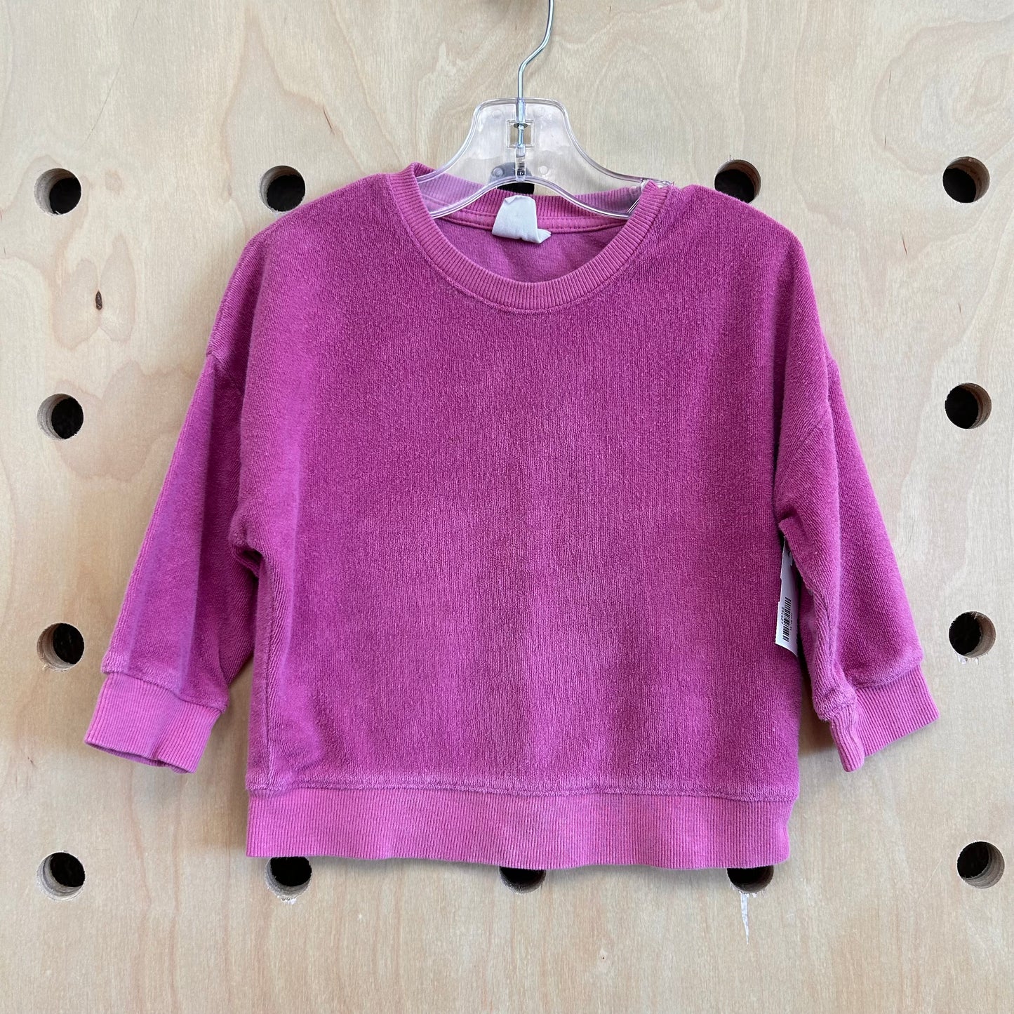Pink Terry Pullover