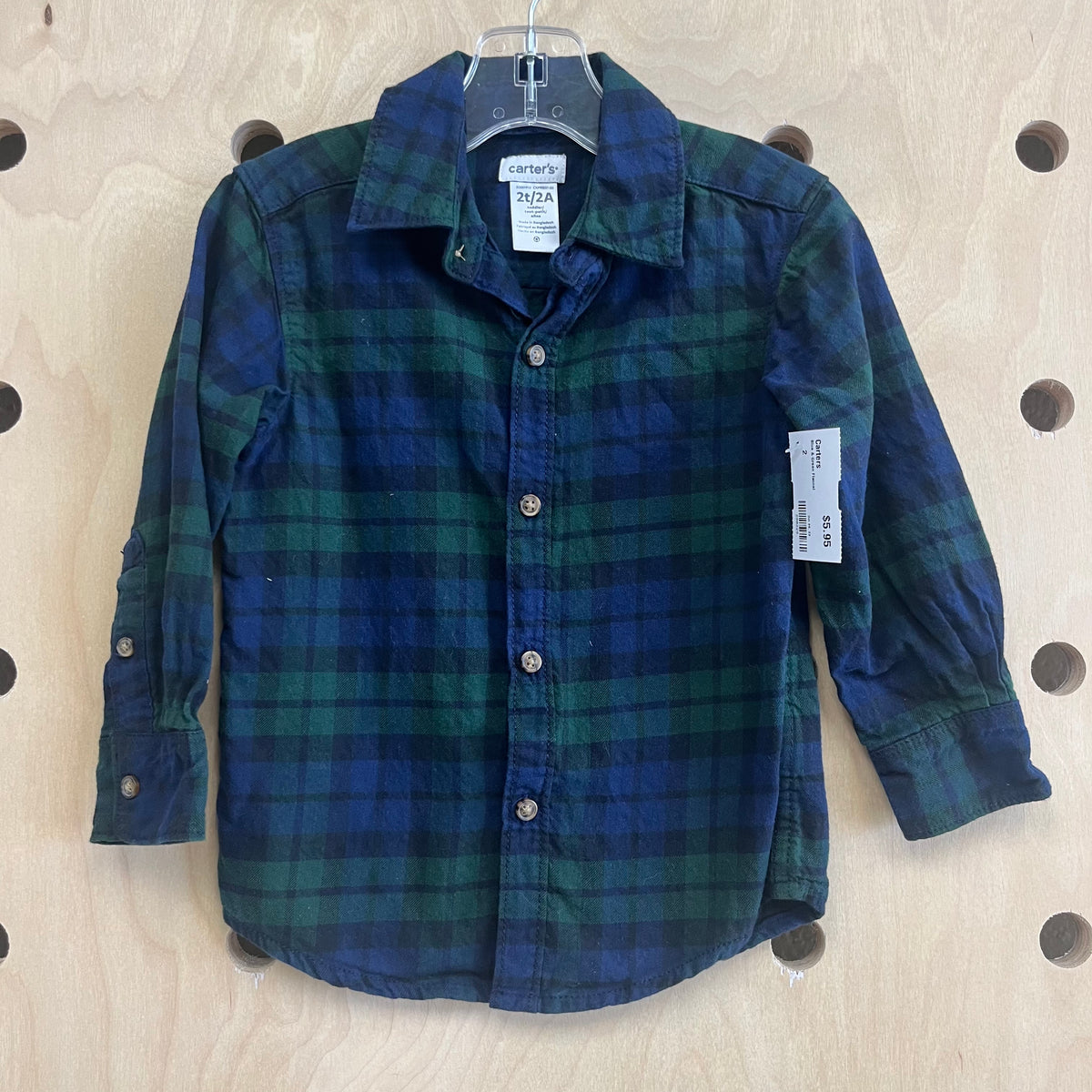 Blue & Green Flannel