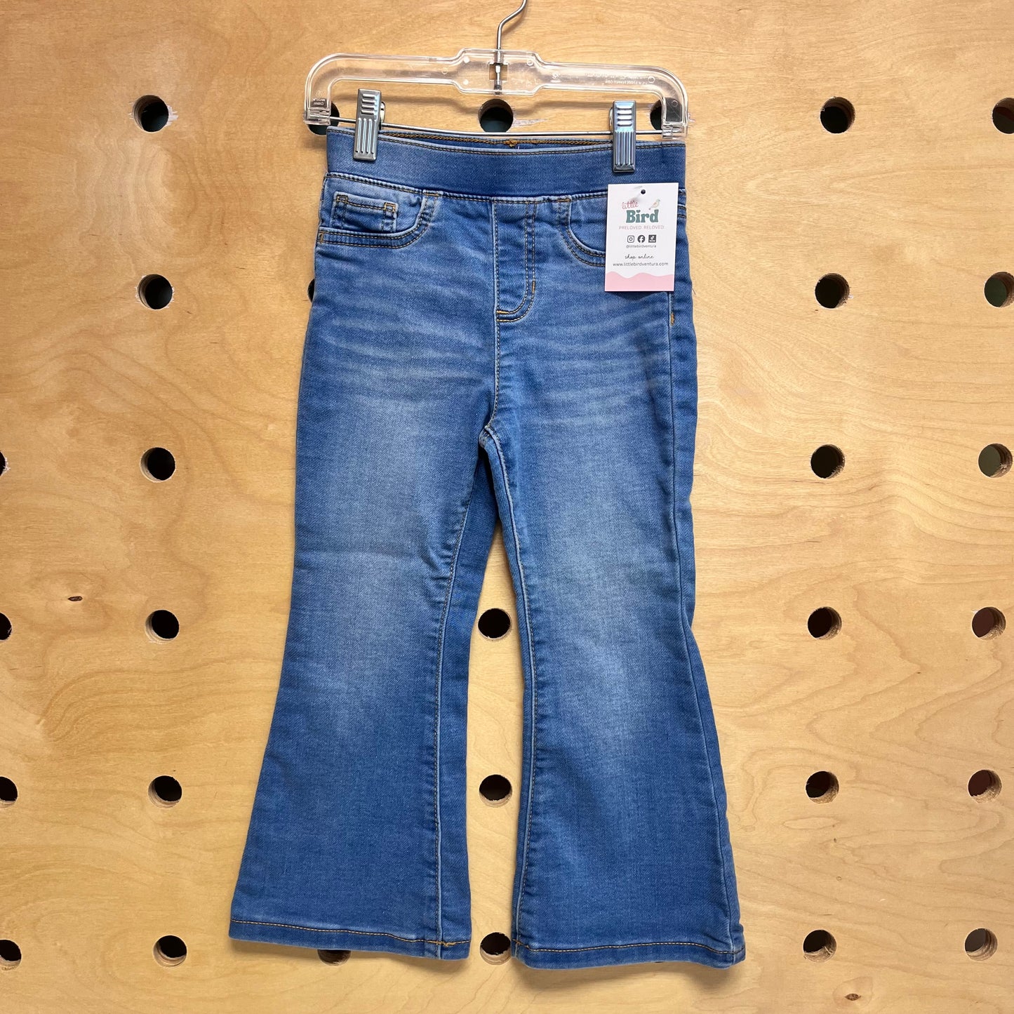 Lightwash Stretch Flare Denim