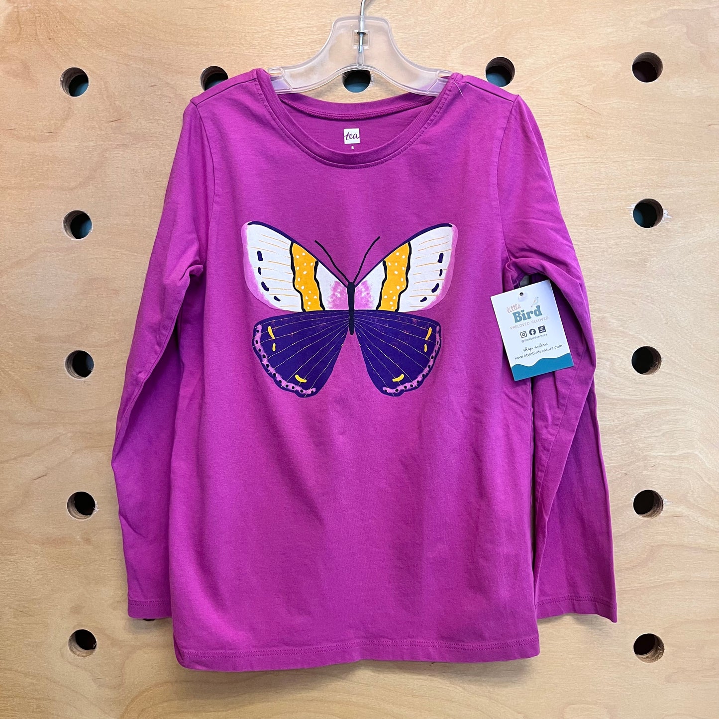Pink Butterfly Tee