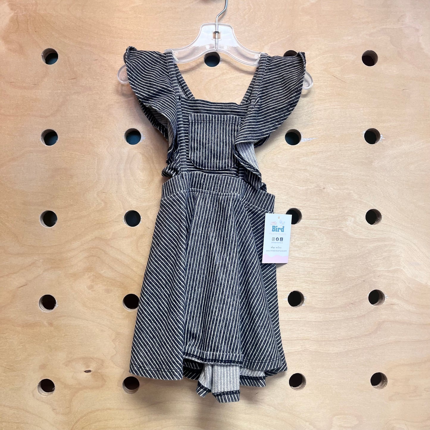 Grey/Cream Striped Jumper