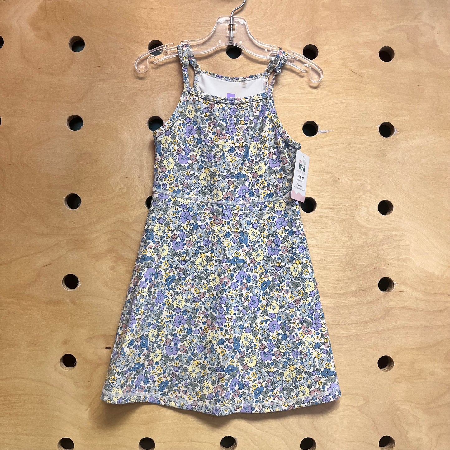 Purple/Yellow Floral Athletic Dress