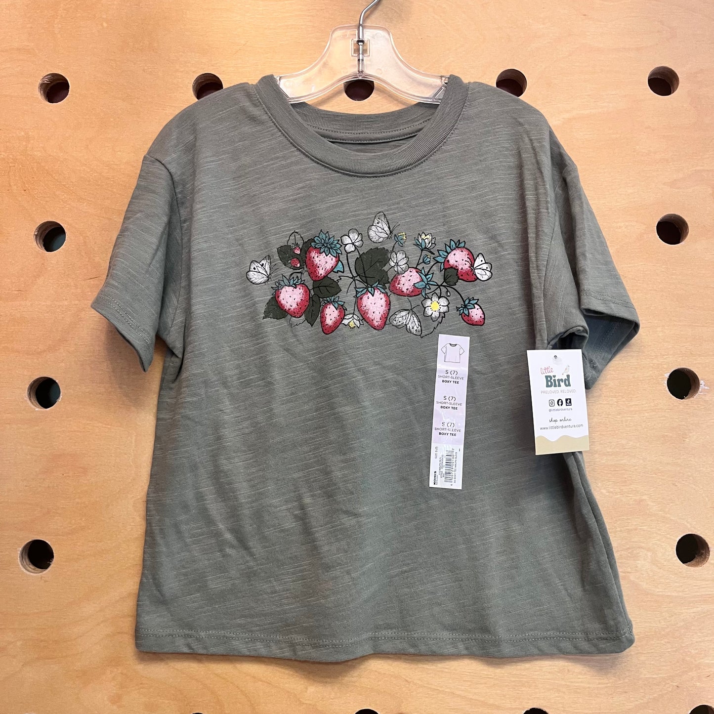 Green Strawberries Tee NEW!